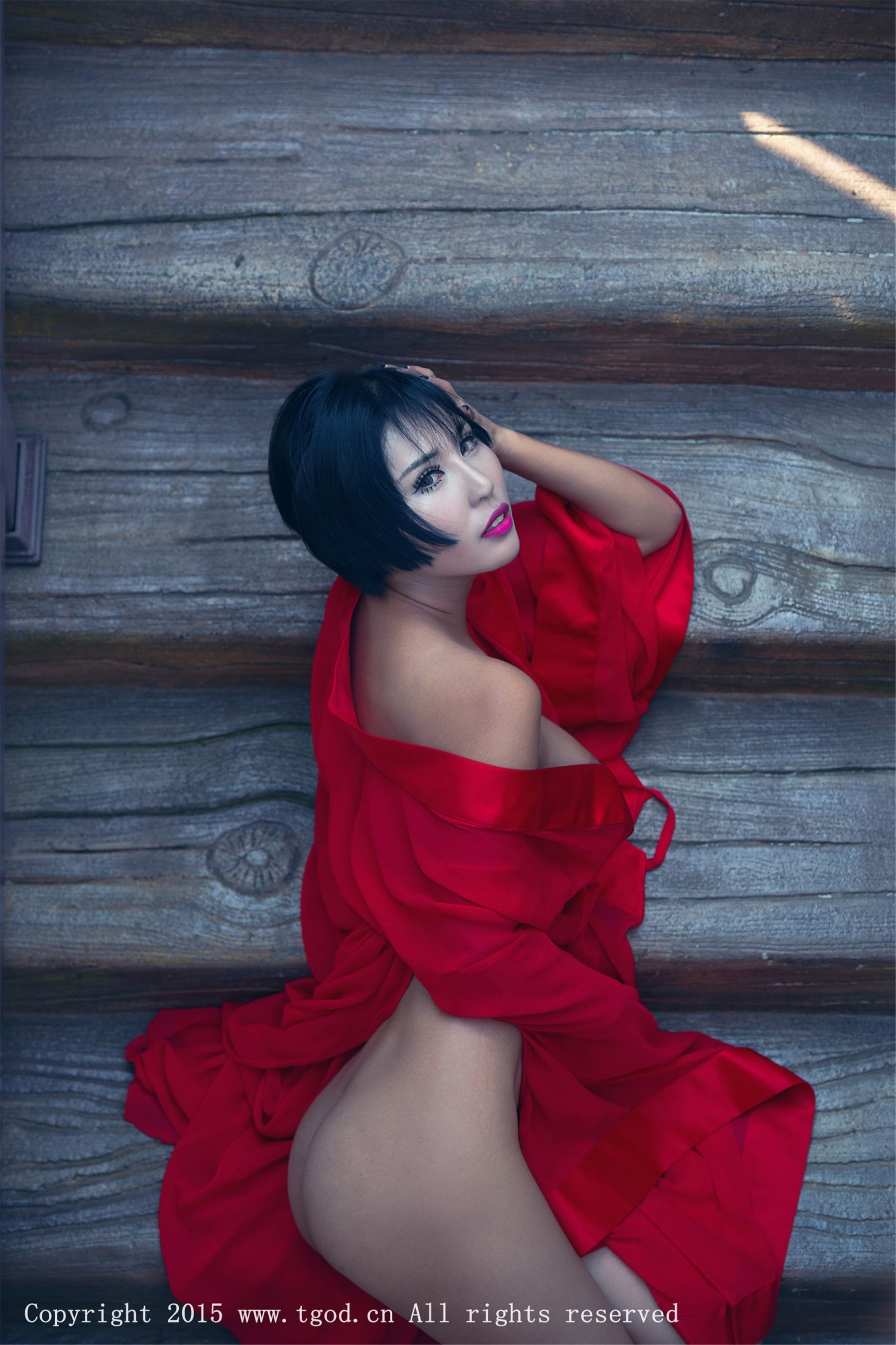 娜依灵儿《云曼旅拍》清新系列 [TGOD推女神] 写真集