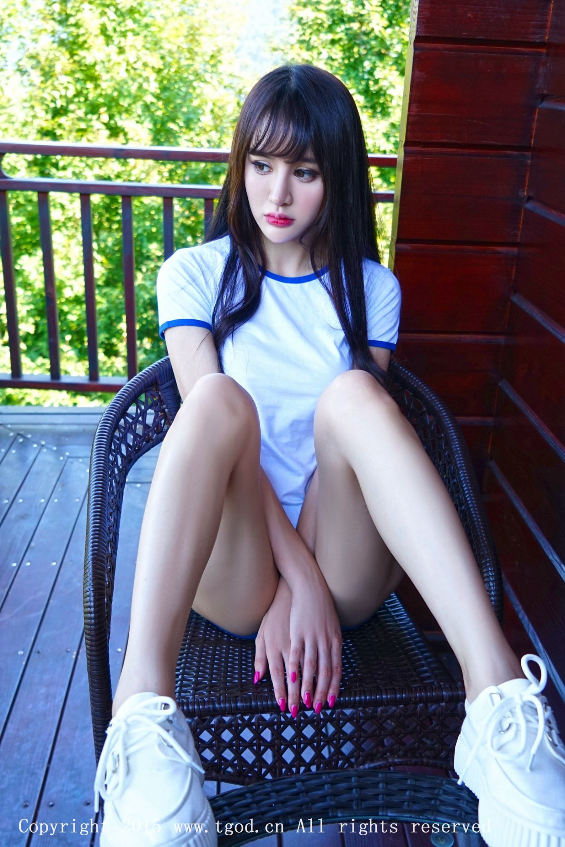 Cheryl青树《云曼旅拍》运动服美少女、性感蕾丝系列 [TGOD推女神] 写真集