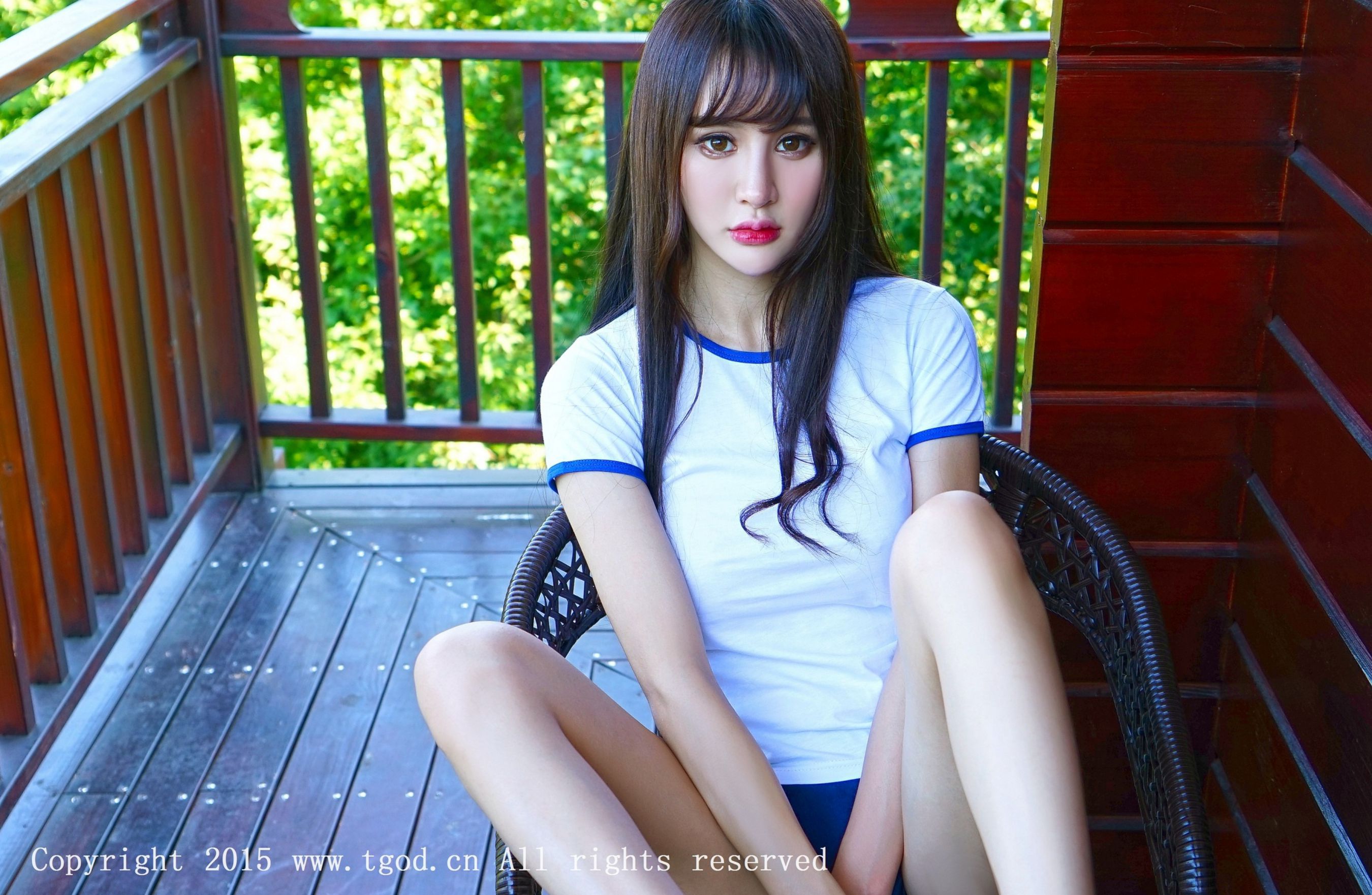 Cheryl青树《云曼旅拍》运动服美少女、性感蕾丝系列 [TGOD推女神] 写真集