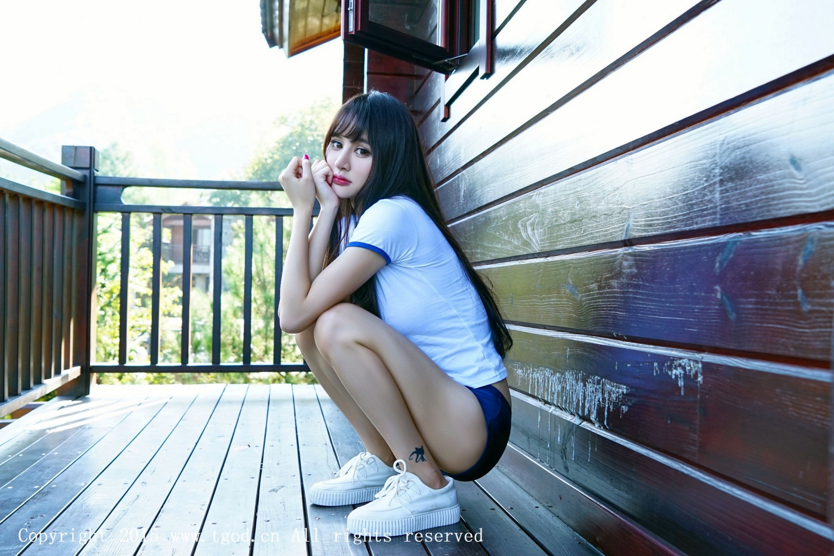Cheryl青树《云曼旅拍》运动服美少女、性感蕾丝系列 [TGOD推女神] 写真集