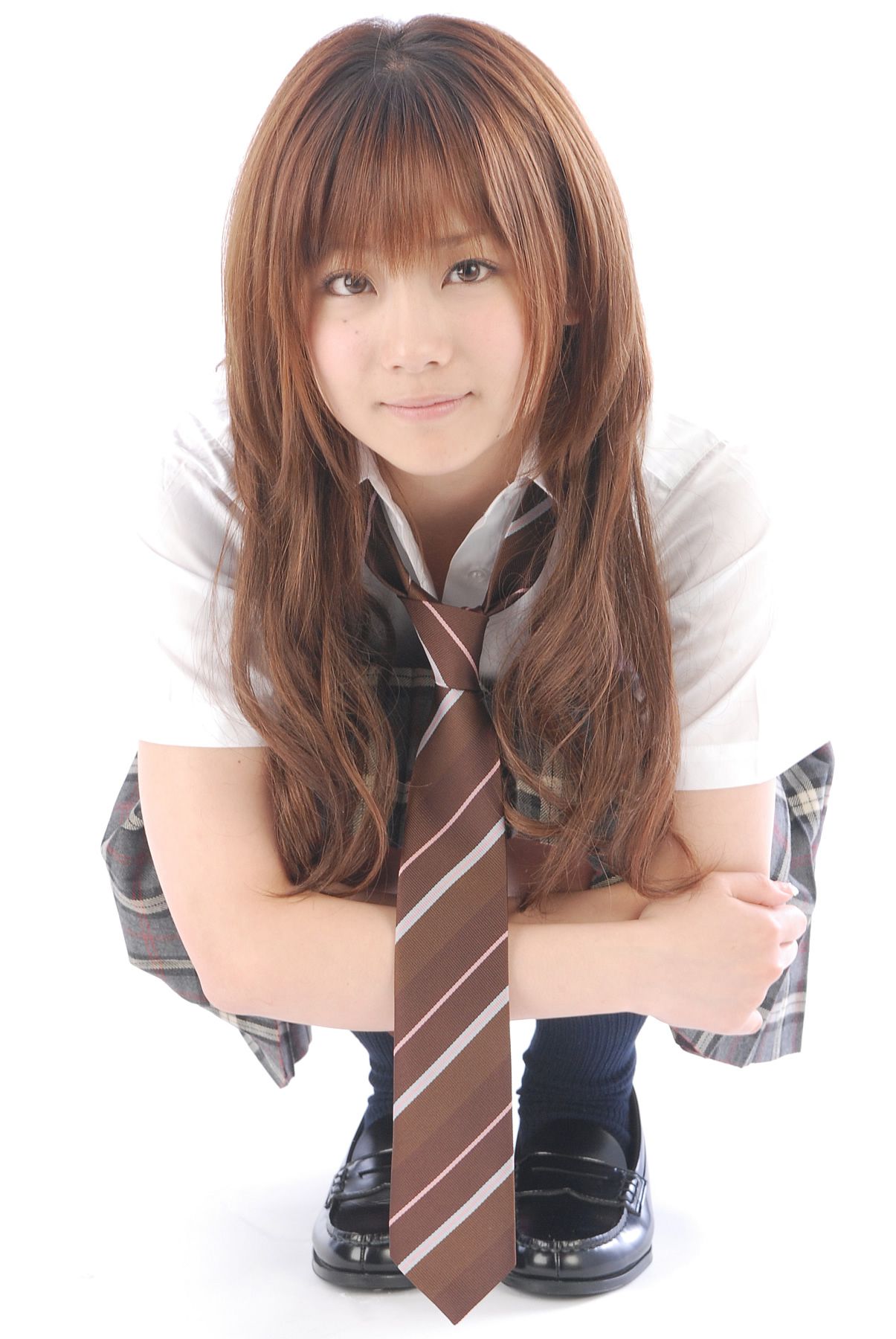 [BWH] BWH0138 Satomi Shigemori 重盛さと美 校服棚拍
