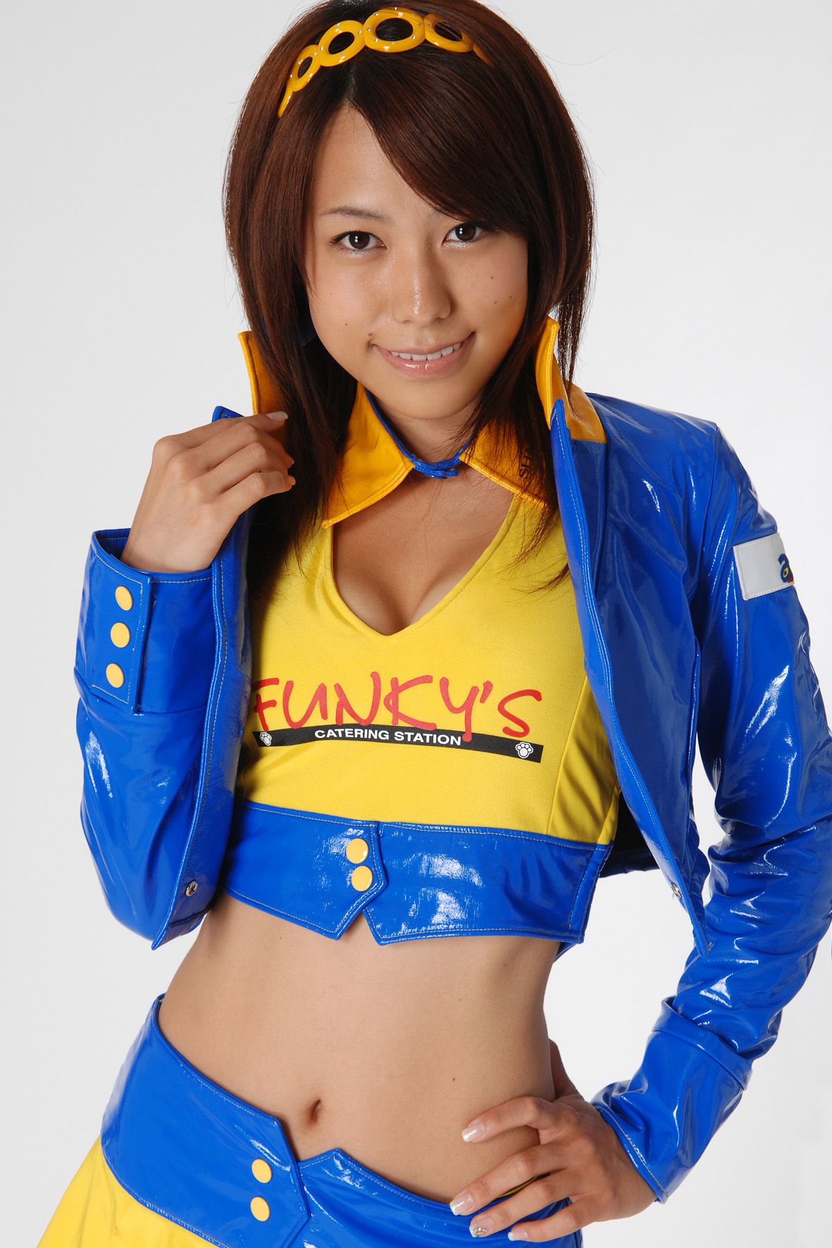 [BWH] HRQ0079 柏木美里《赛车女郎+泳装高叉》