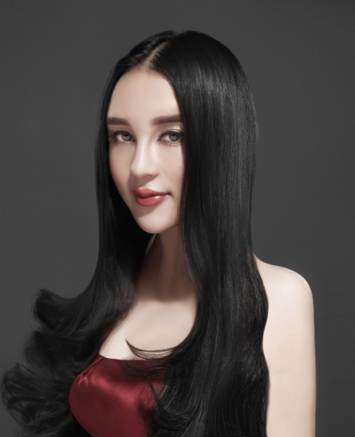 混血美女模特石一伊 棚拍图片