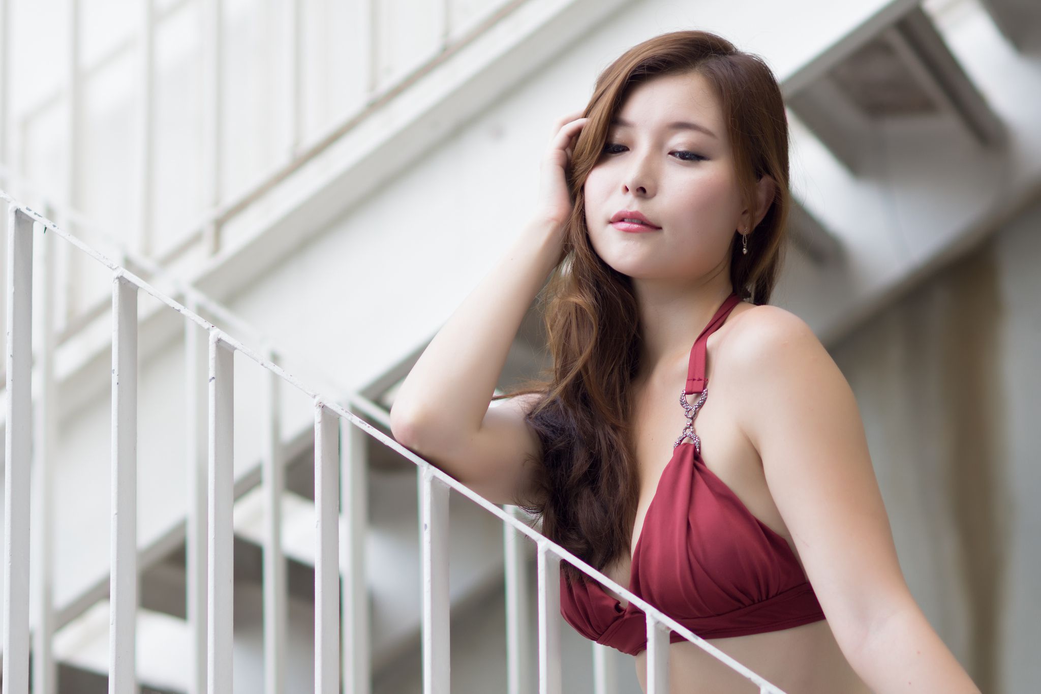 韩国轻熟女模特 Ellie Jung 比基尼