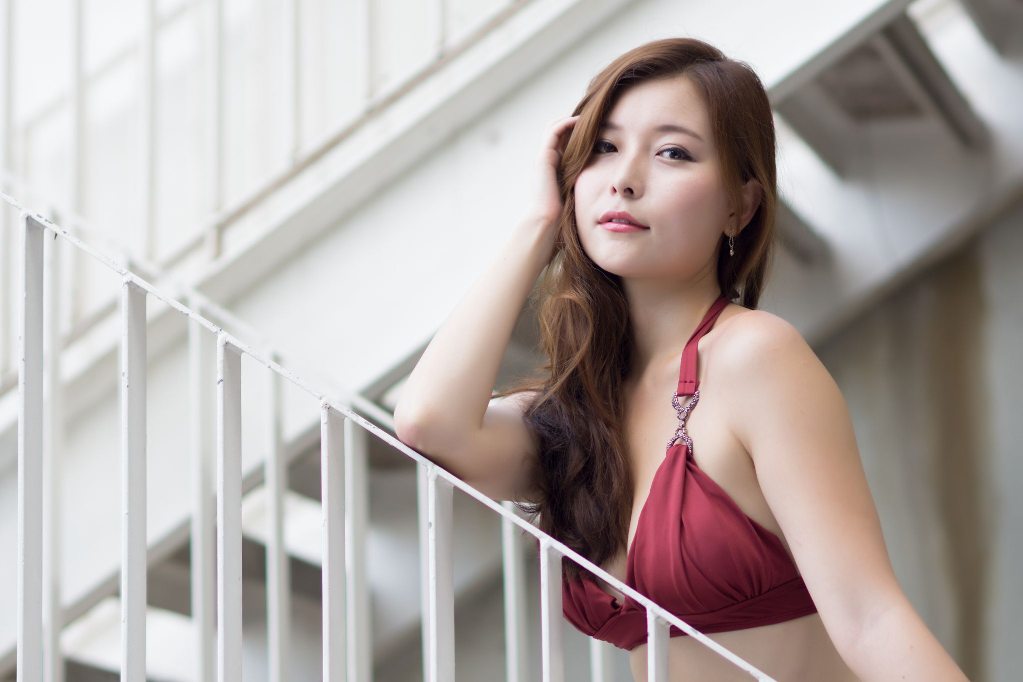 韩国轻熟女模特 Ellie Jung 比基尼