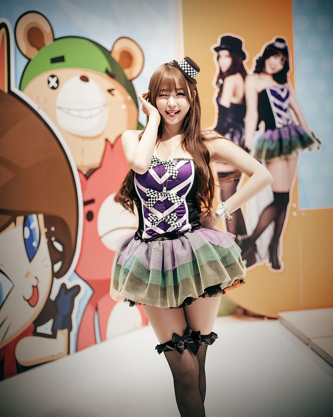 韩国ShowGirl美女李恩慧展台图片合辑