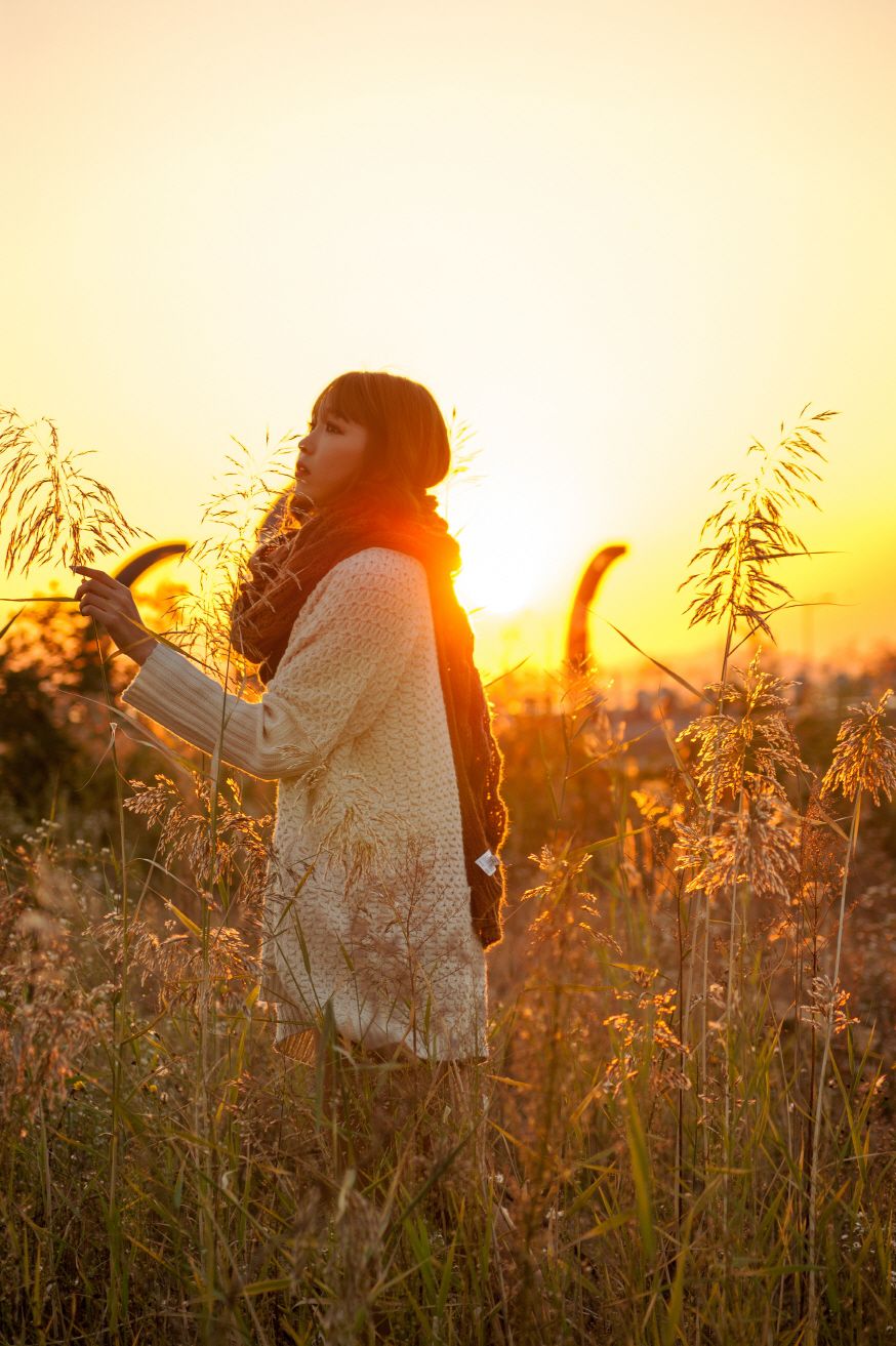 韩国清纯妹子李恩慧 《夕阳西下》唯美