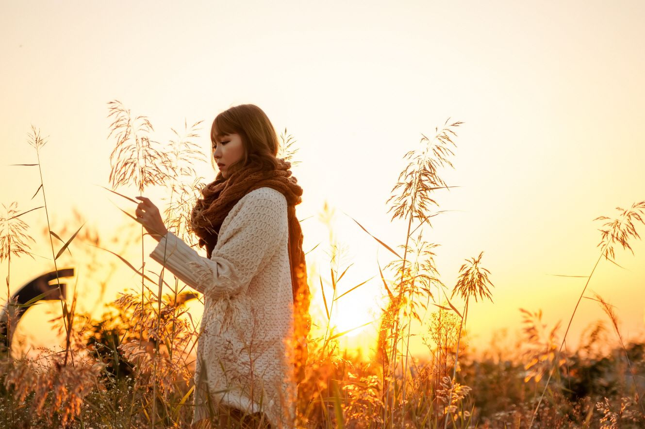 韩国清纯妹子李恩慧 《夕阳西下》唯美
