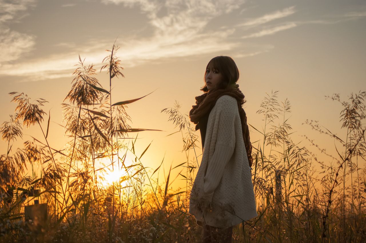 韩国清纯妹子李恩慧 《夕阳西下》唯美