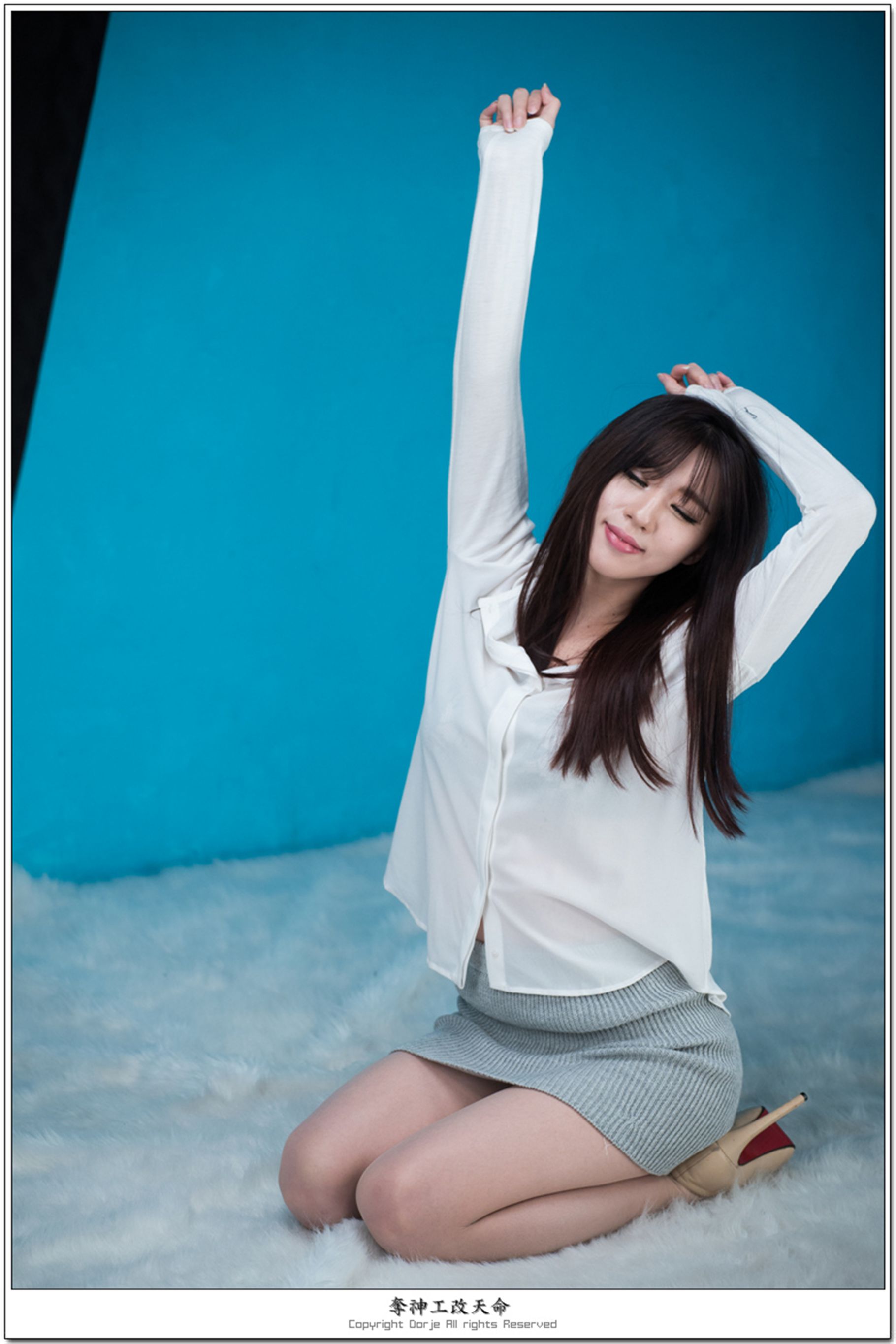 韩国美女宋珠娥《纯白玉兔》