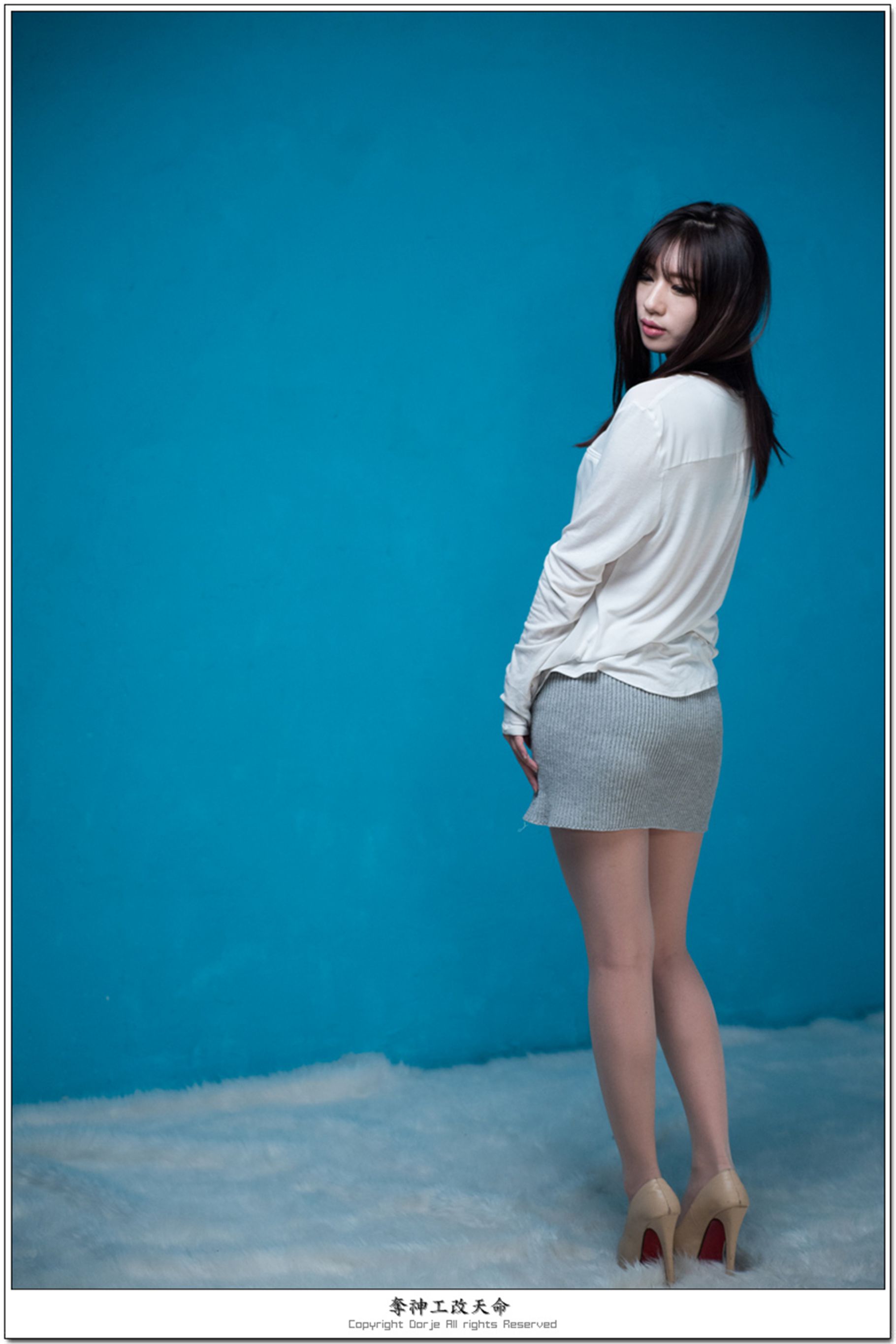 韩国美女宋珠娥《纯白玉兔》