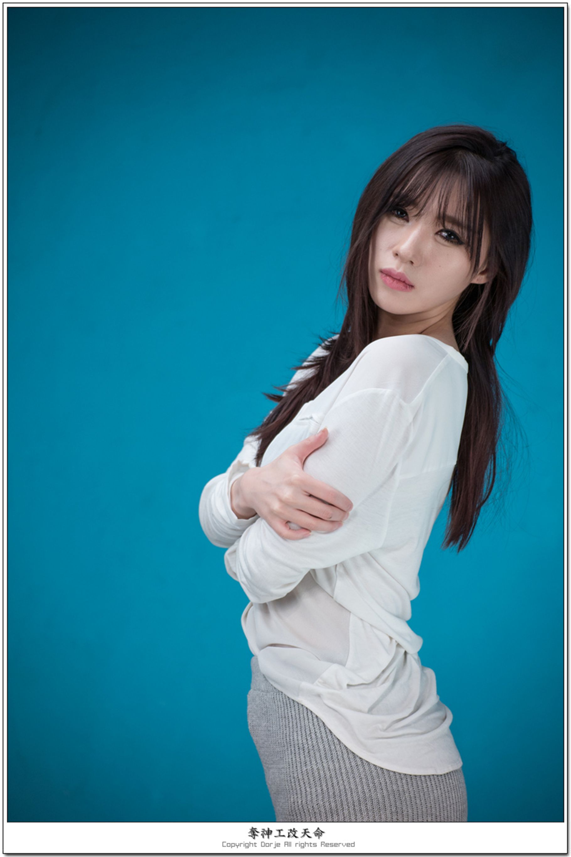 韩国美女宋珠娥《纯白玉兔》