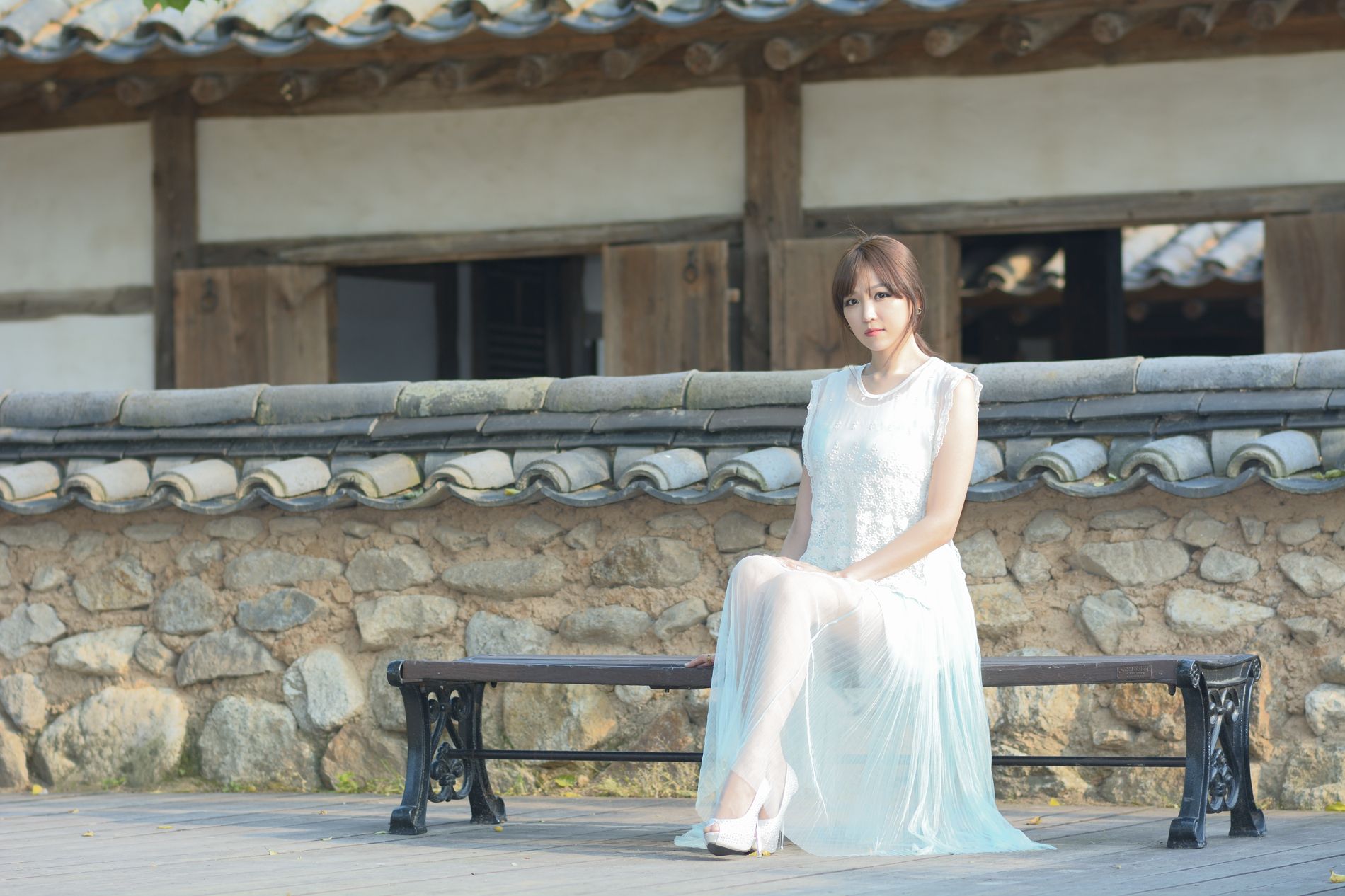 韩国女神李二慧《外拍唯美长裙系列》
