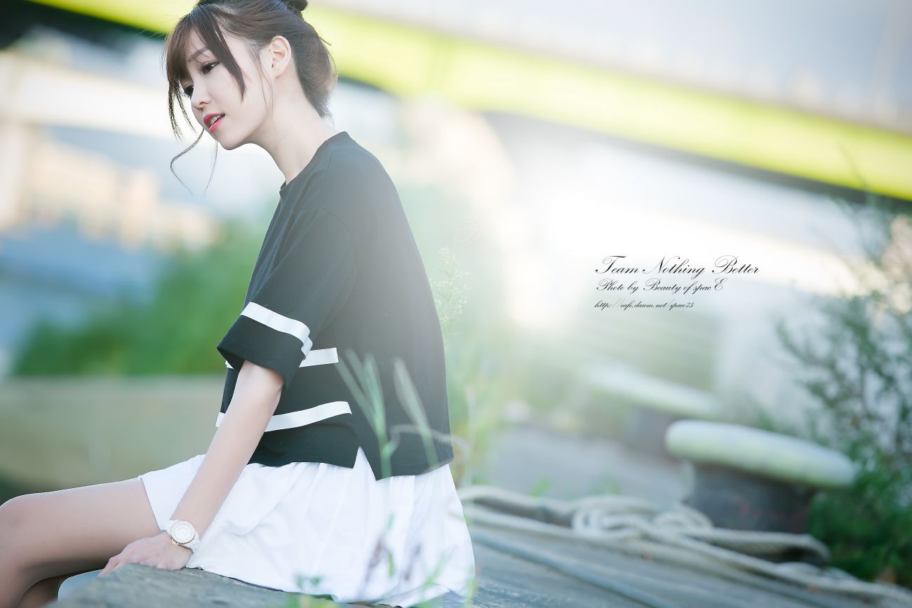 韩国少女李恩慧《清新街拍写真》合集