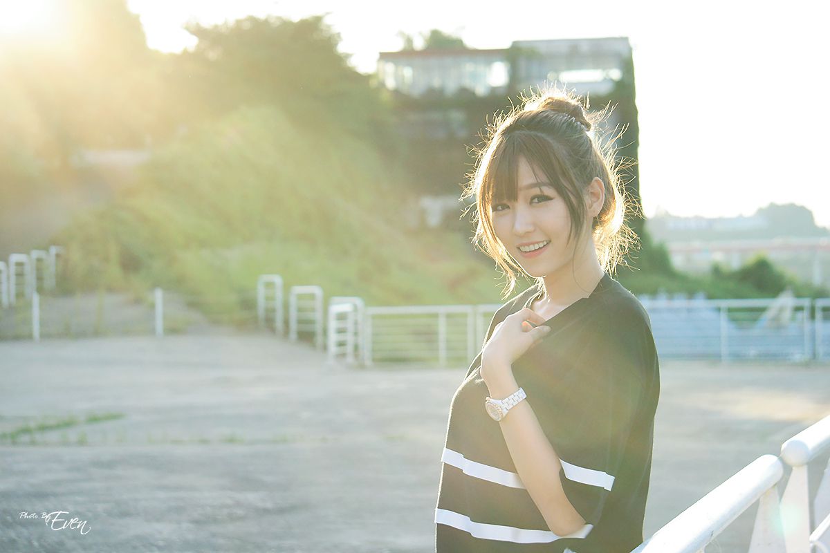 韩国少女李恩慧《清新街拍写真》合集