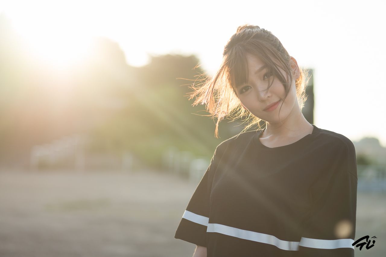 韩国少女李恩慧《清新街拍写真》合集