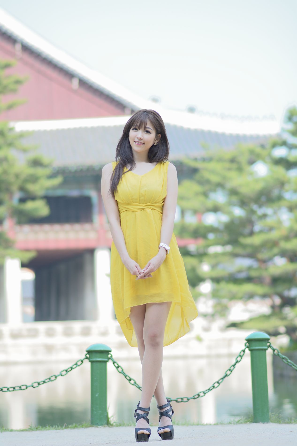 韩国少女李恩慧《清新街拍写真》合集