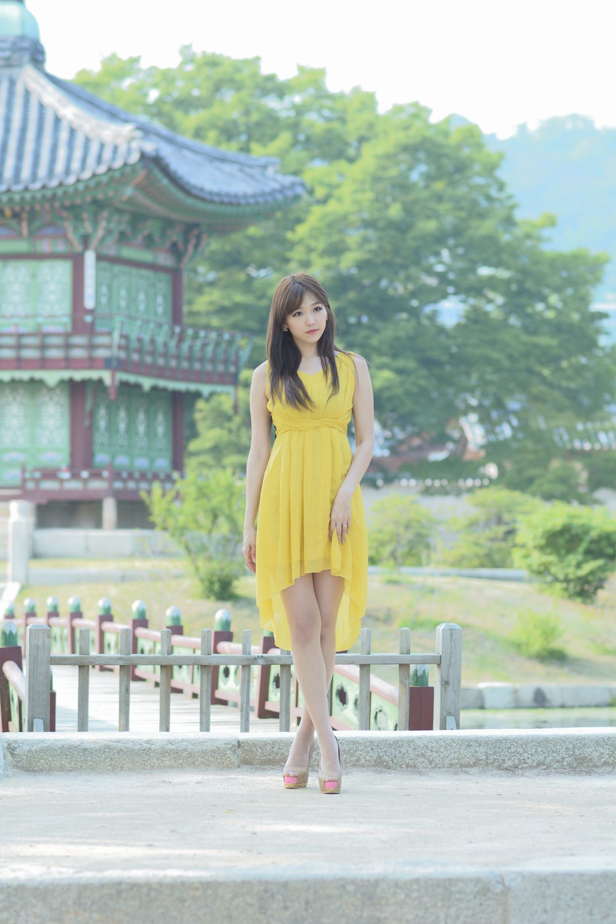 韩国少女李恩慧《清新街拍写真》合集