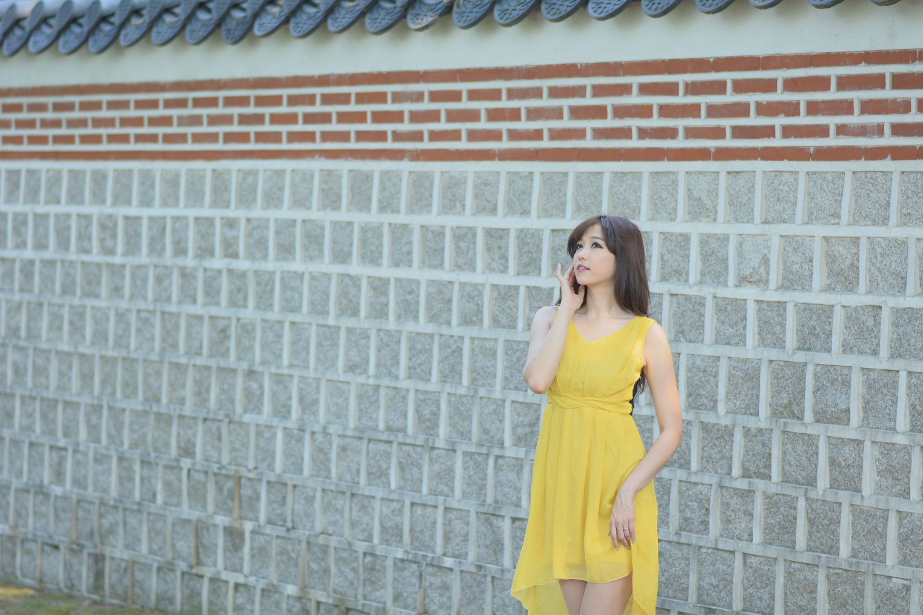 韩国少女李恩慧《清新街拍写真》合集