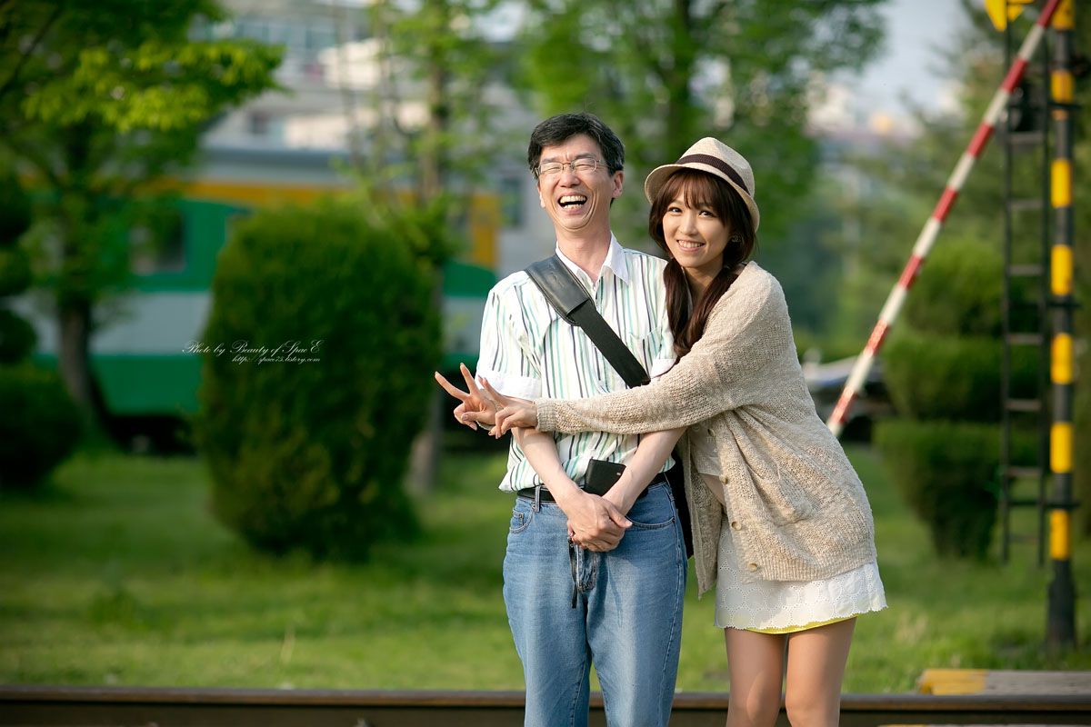 韩国少女李恩慧《清新街拍写真》合集
