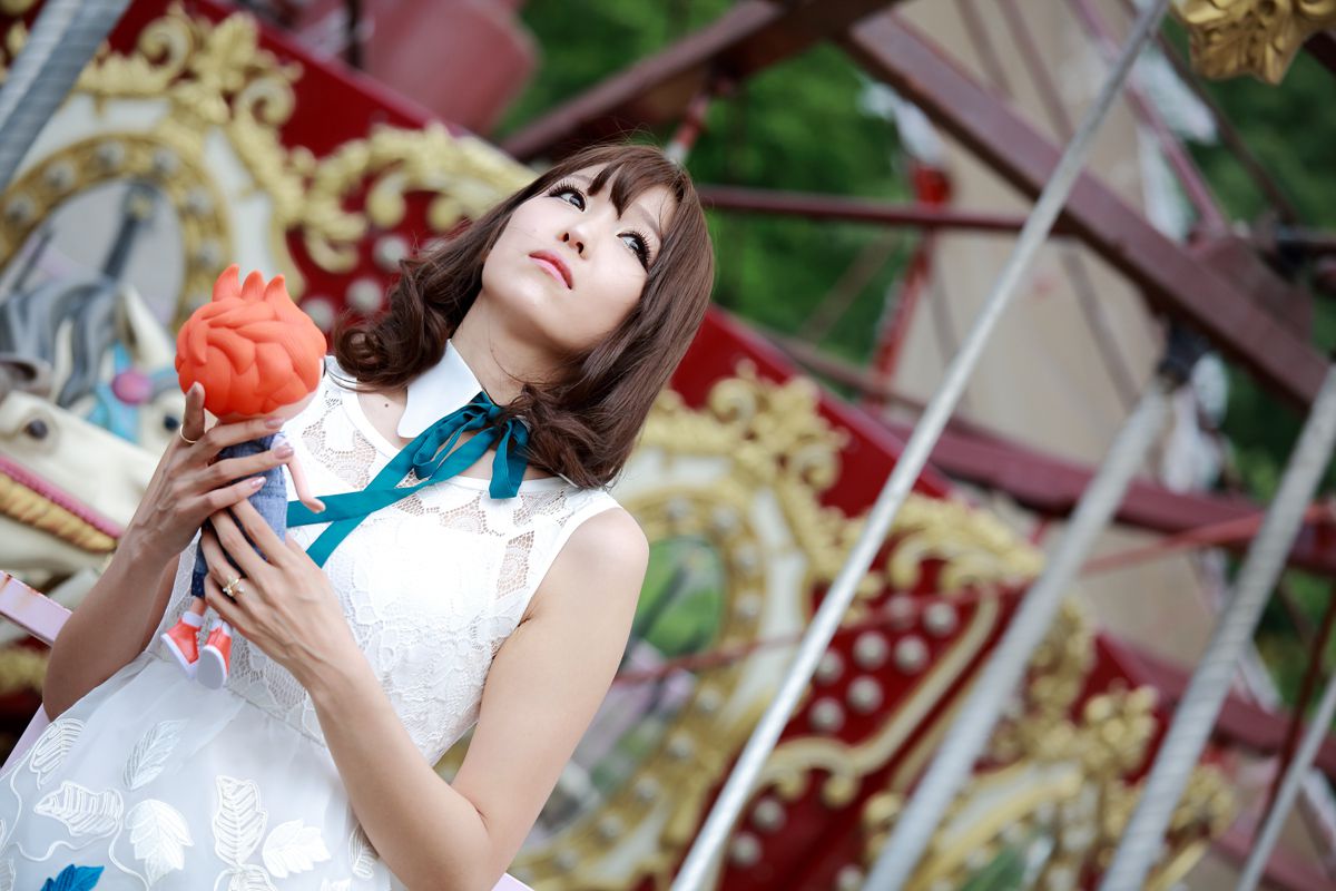 极品女神李恩慧/???《街拍蕾丝连衣裙》