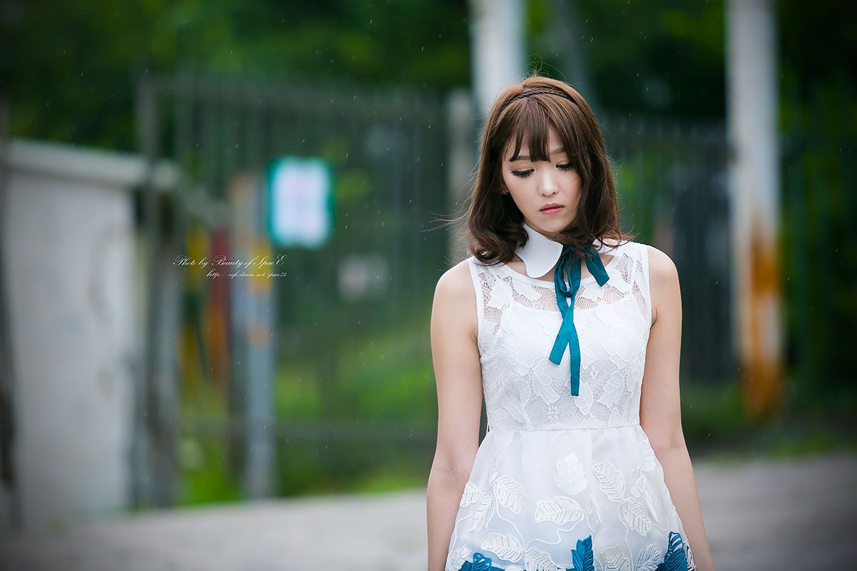 极品女神李恩慧/???《街拍蕾丝连衣裙》