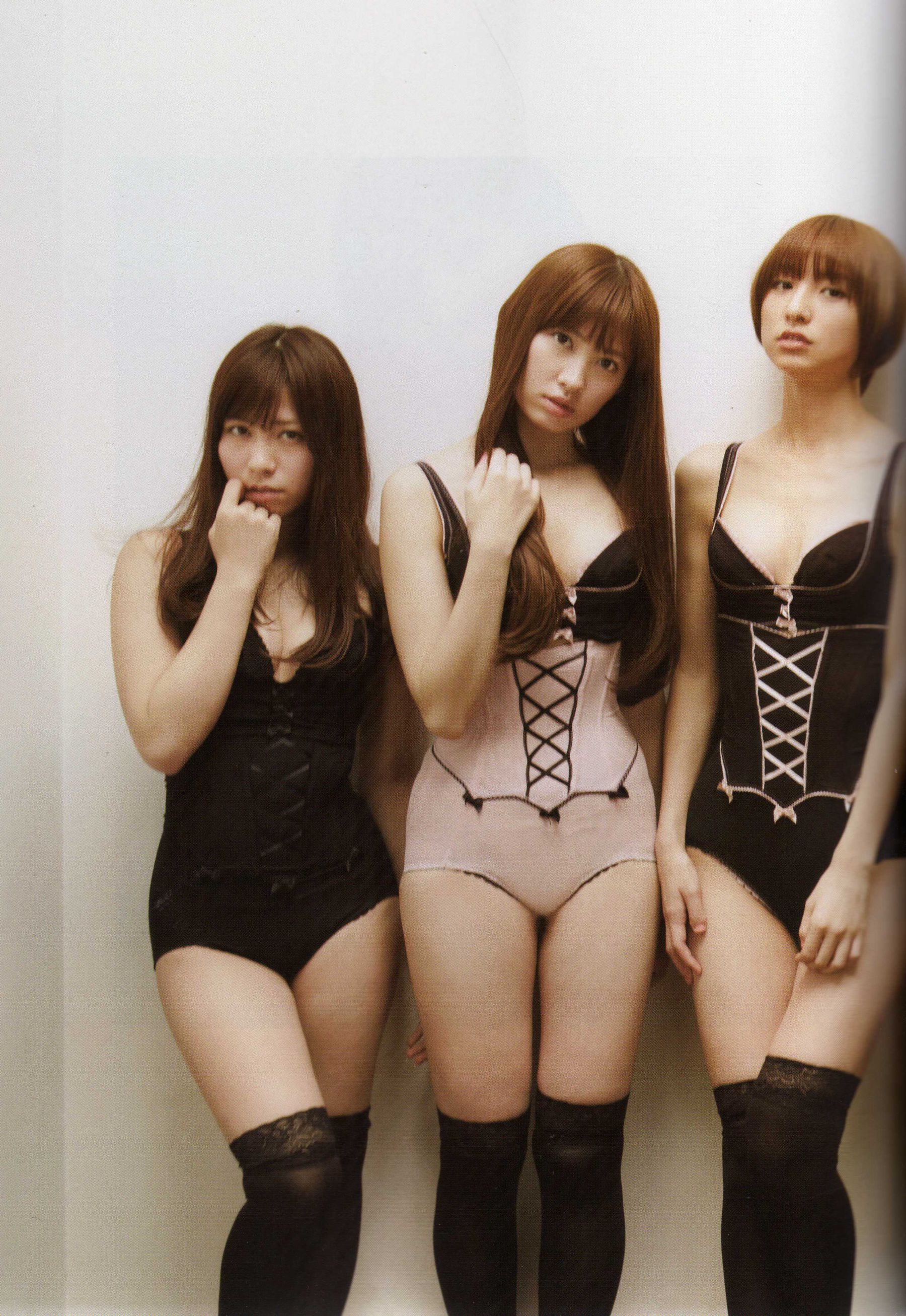 日本AKB48女子组合《2013 Fashion Book内衣秀》
