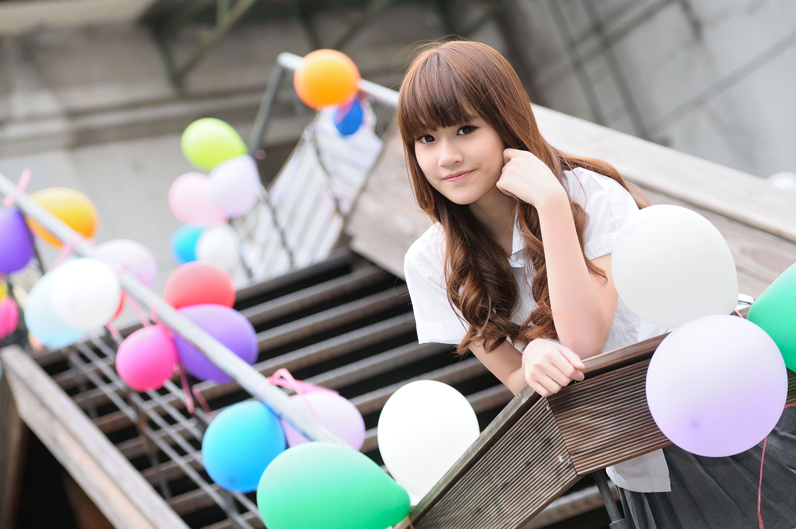 台湾正妹Aries《清新甜美校服少女》