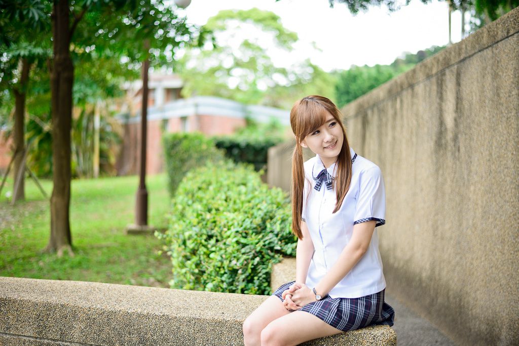 台湾女神李思嫺《士林官邸》甜美外拍