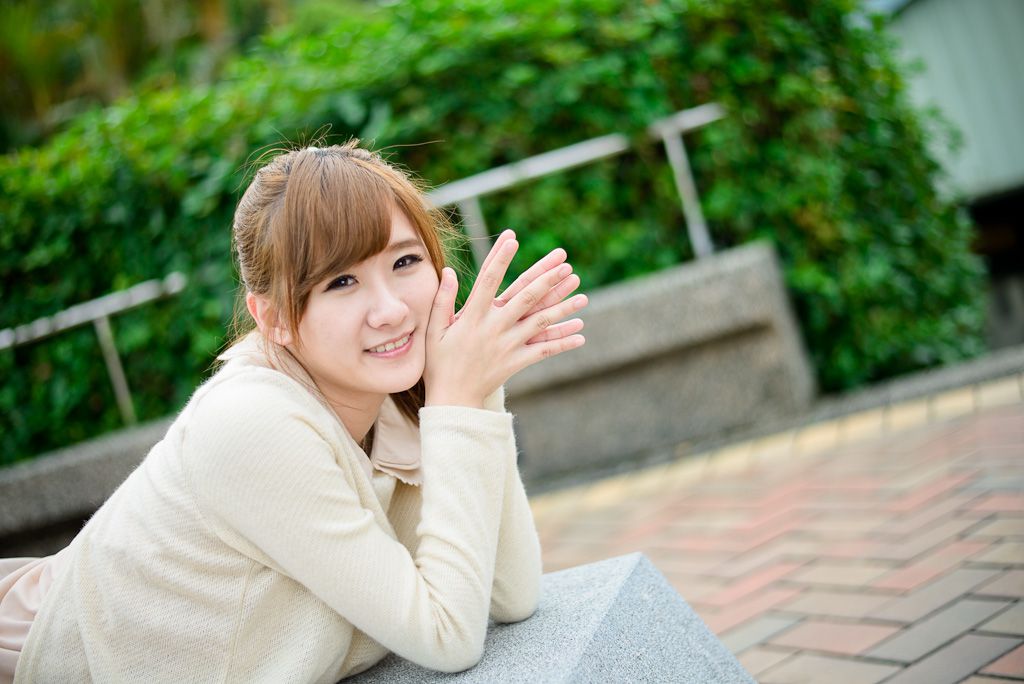 台湾女神李思嫺《士林官邸》甜美外拍