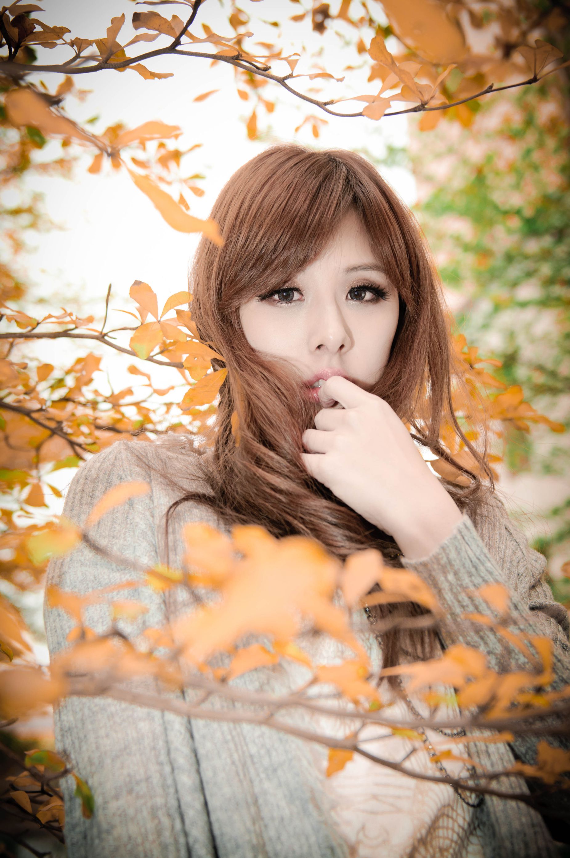 台湾美女模特小米Kate su清新街拍图片