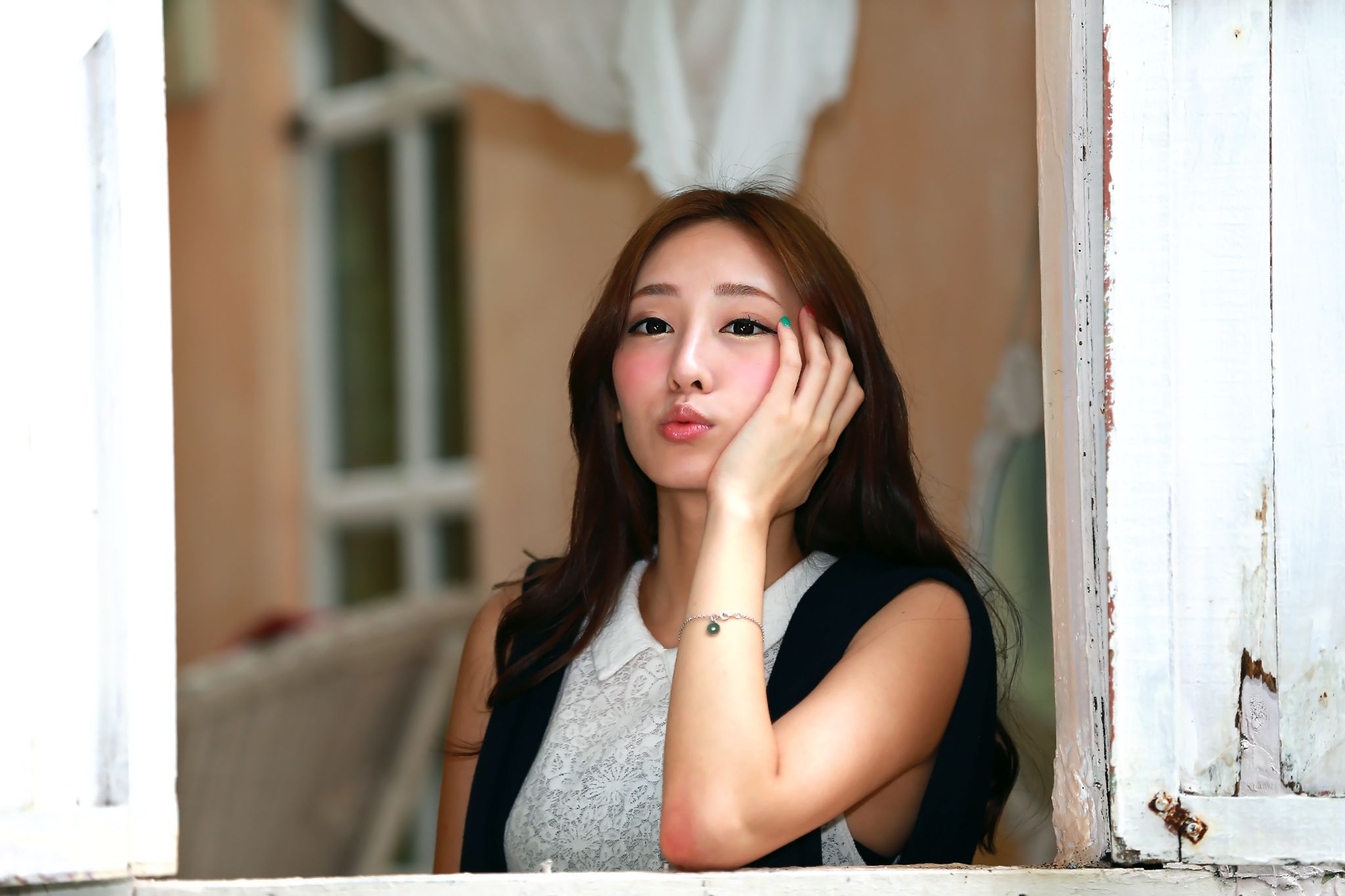 RIko小源/席惟伦《紧身裤甜美妹子系列》