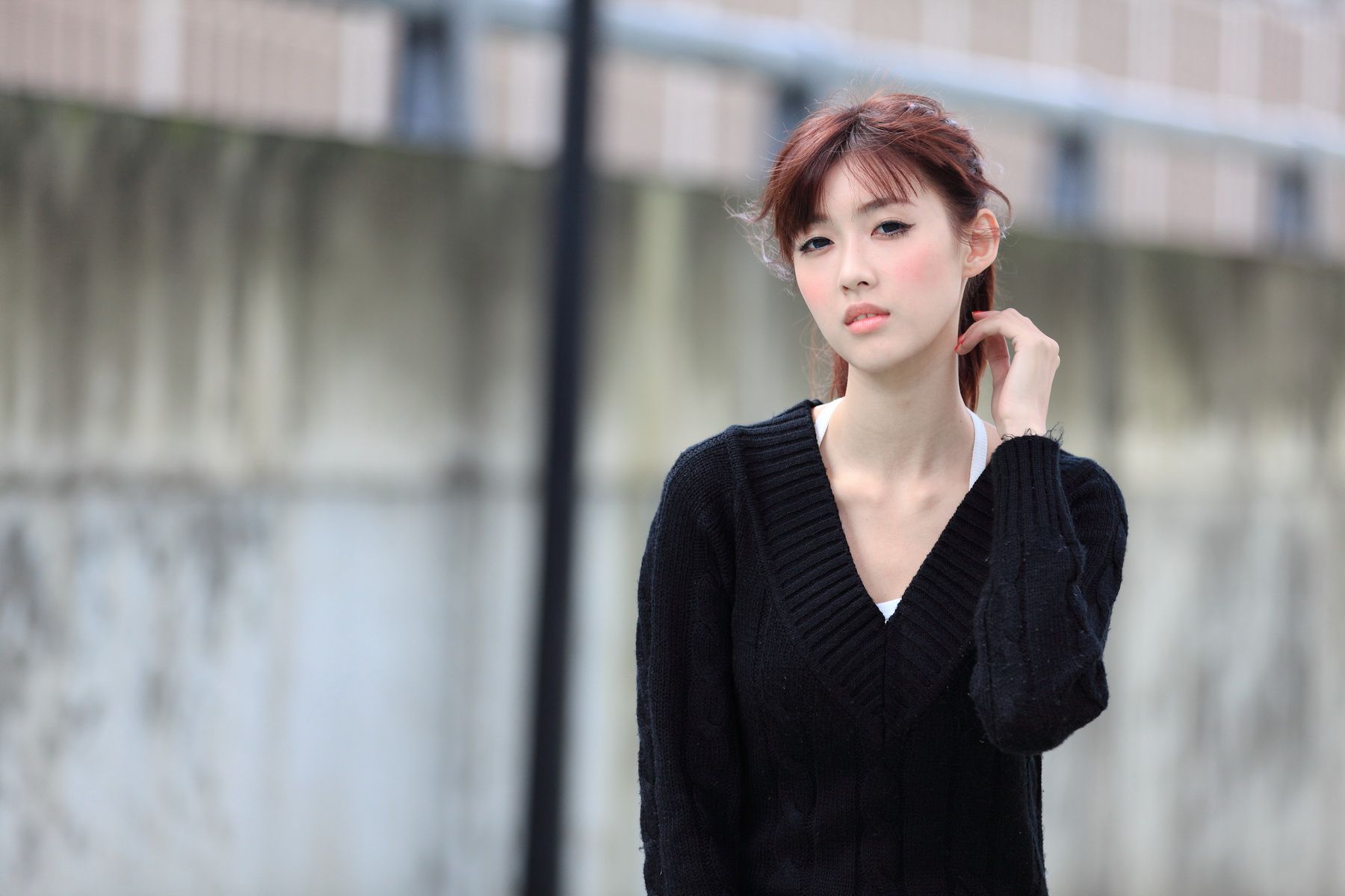 台湾模特Kila晶晶/金允乔《4组街拍系列图片》合集