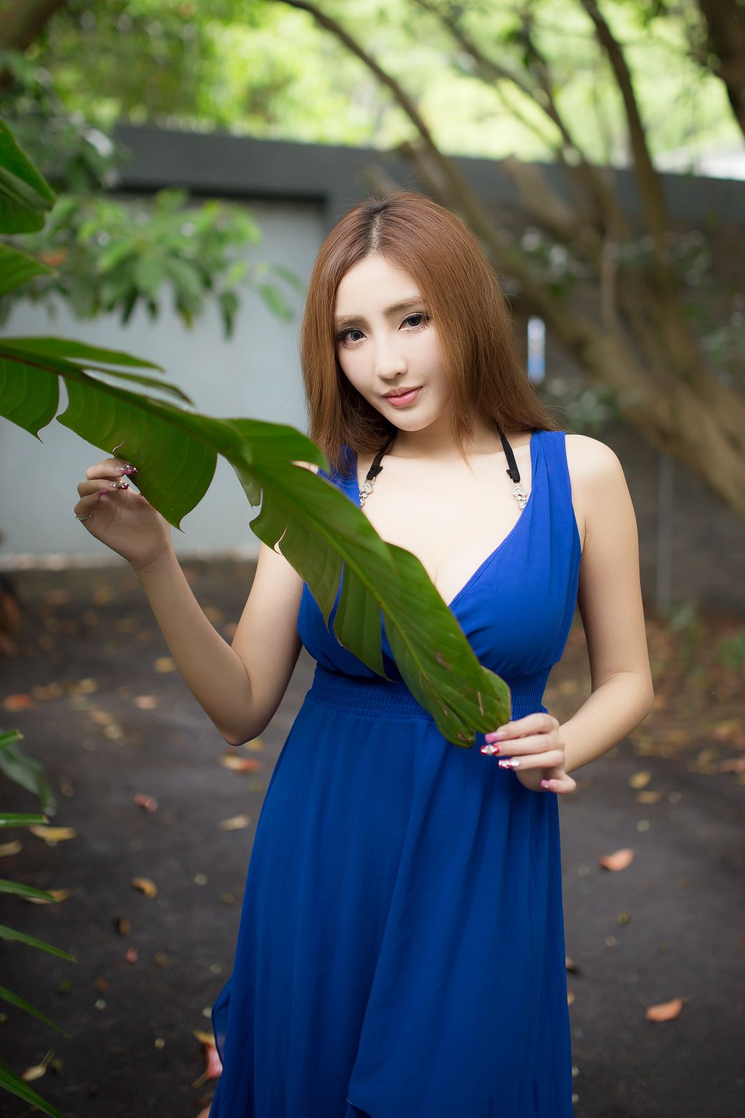 台湾赵芸Syuan《极品蓝色长裙女神》