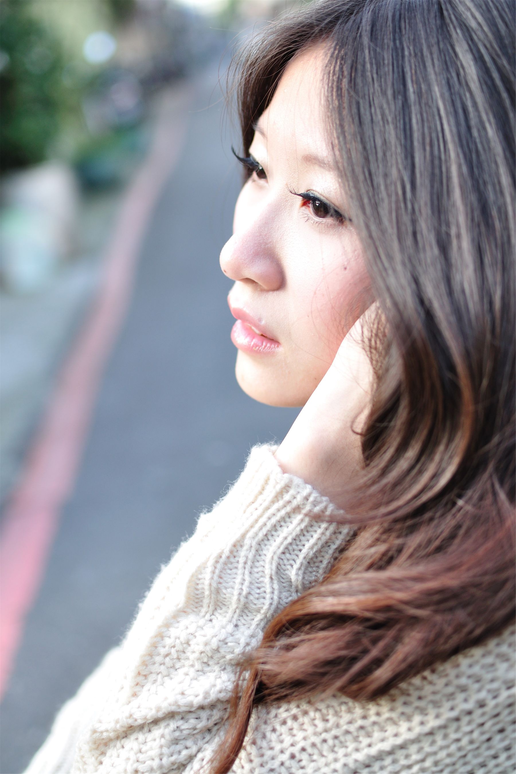台湾美女模特Pink《永春街外拍》