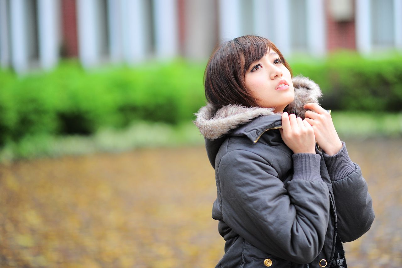 台湾正妹模特小艾《小清新街拍》外拍写真合集