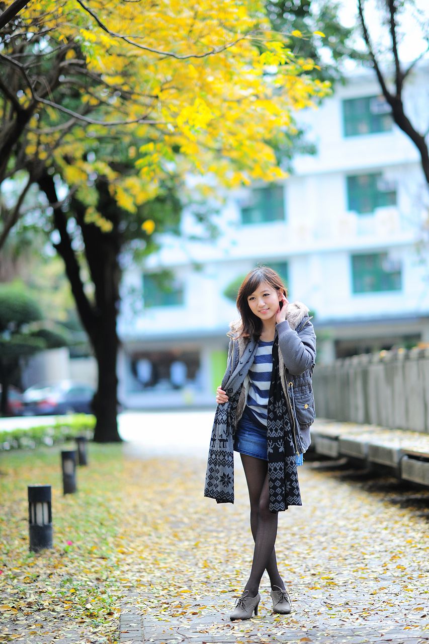 台湾正妹模特小艾《小清新街拍》外拍写真合集