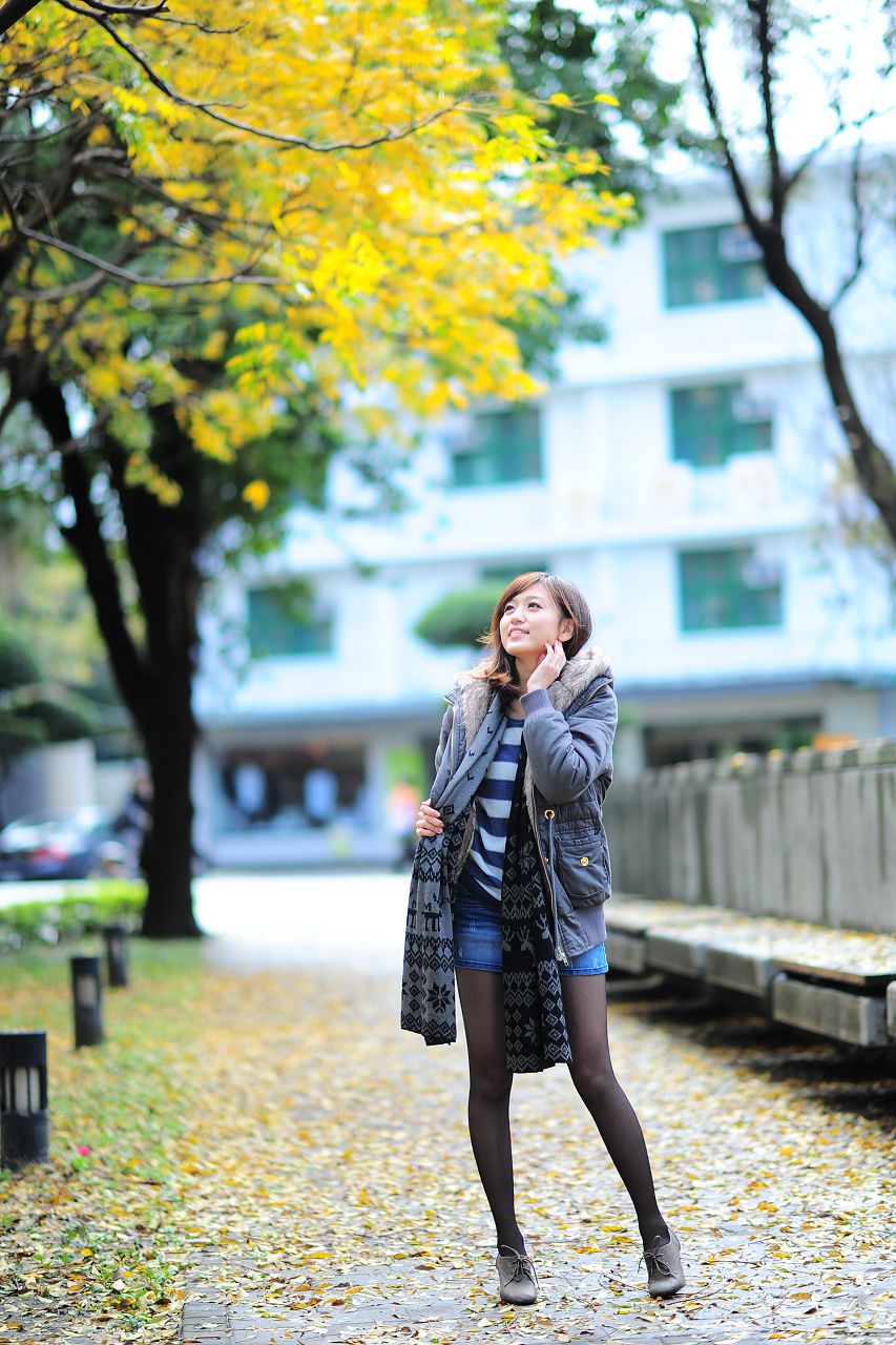 台湾正妹模特小艾《小清新街拍》外拍写真合集