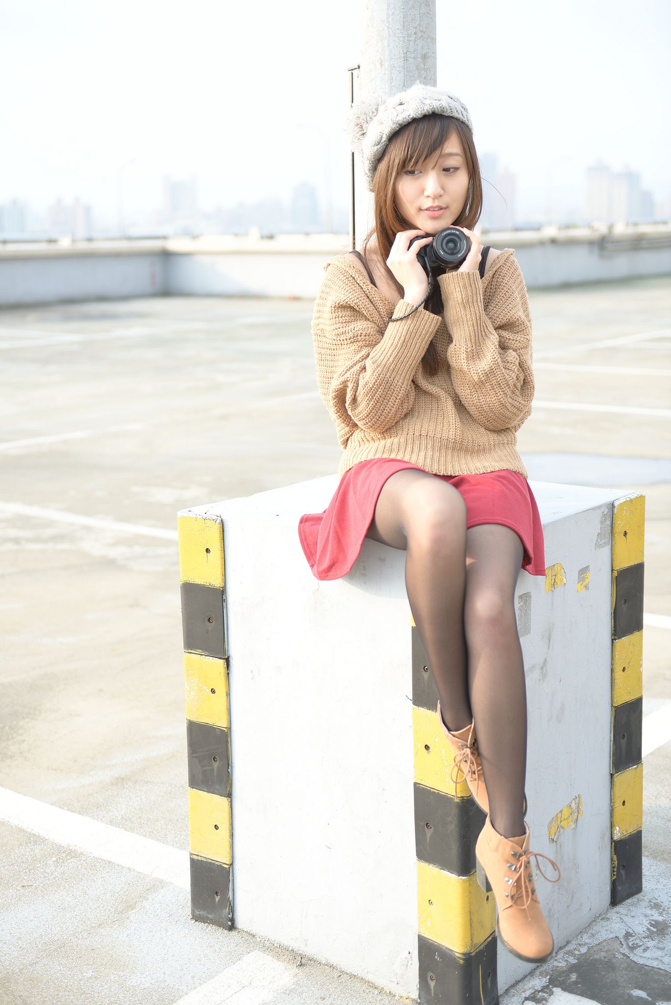 台湾正妹模特小艾《小清新街拍》外拍写真合集