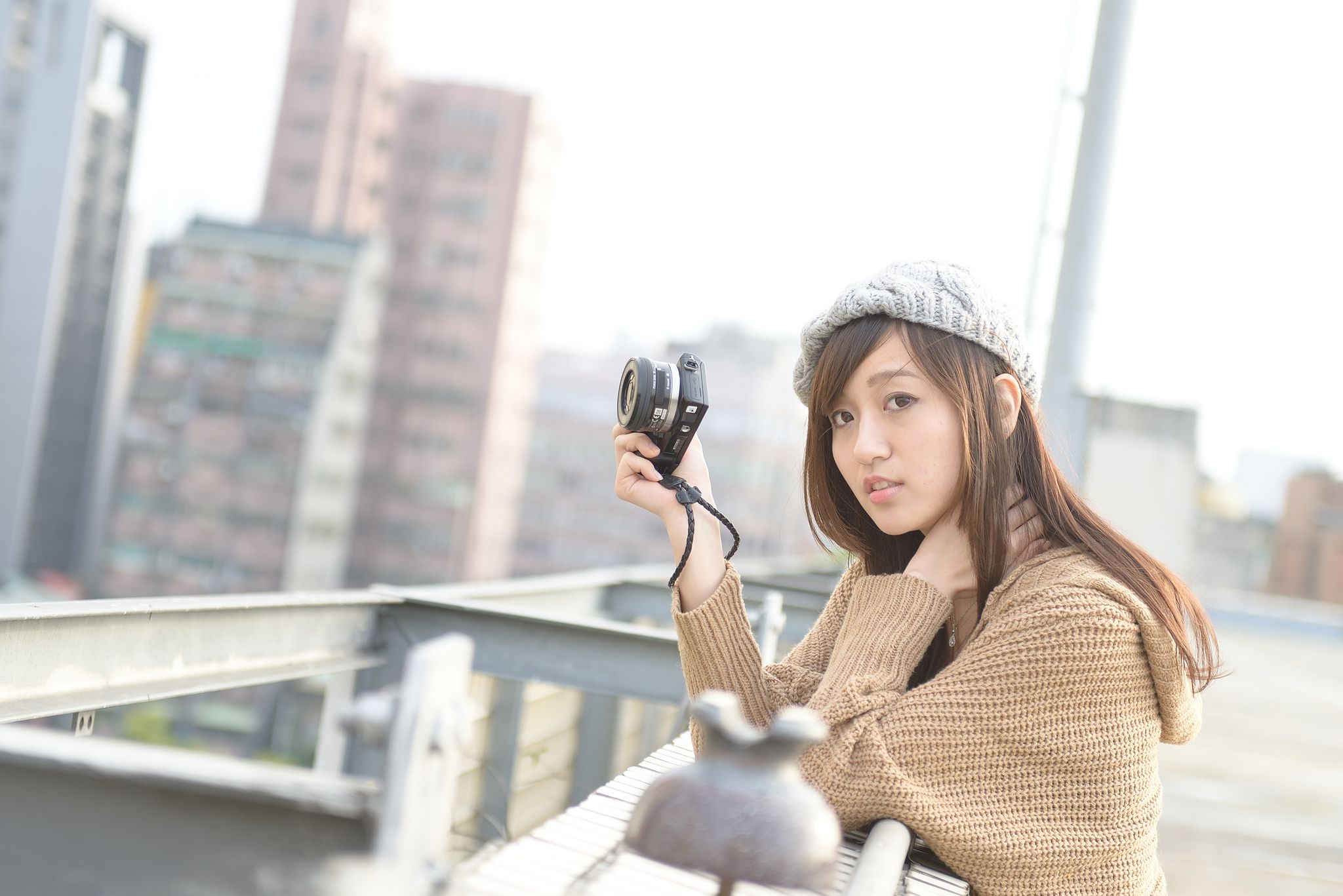 台湾正妹模特小艾《小清新街拍》外拍写真合集