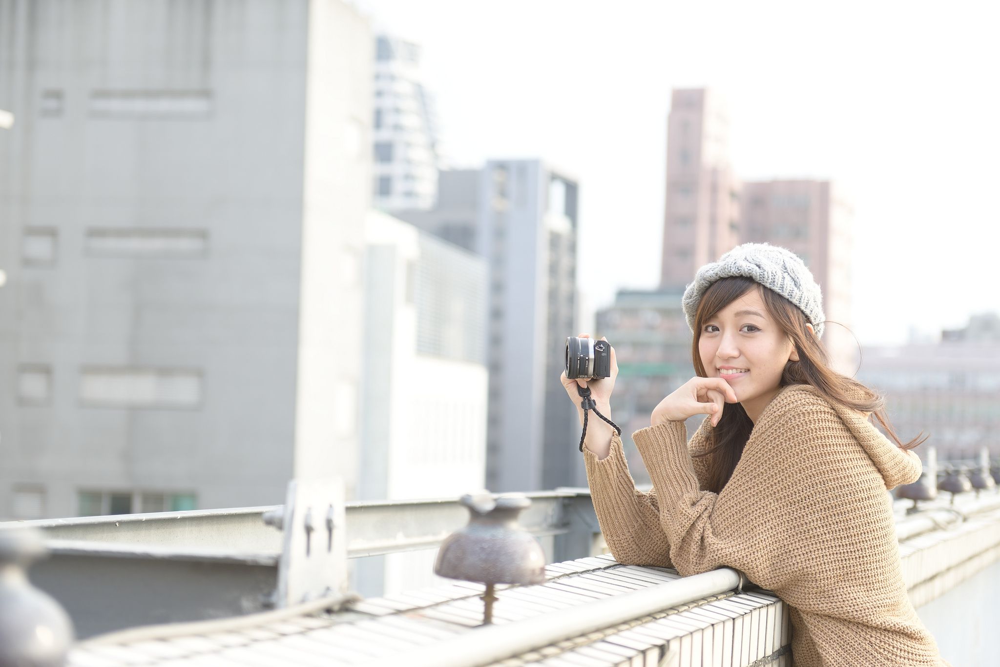 台湾正妹模特小艾《小清新街拍》外拍写真合集