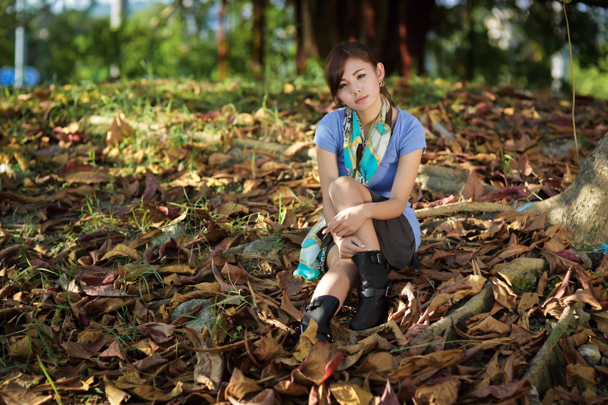 台湾美女鲔鱼/徐玮吟《清新外拍图片》写真合集