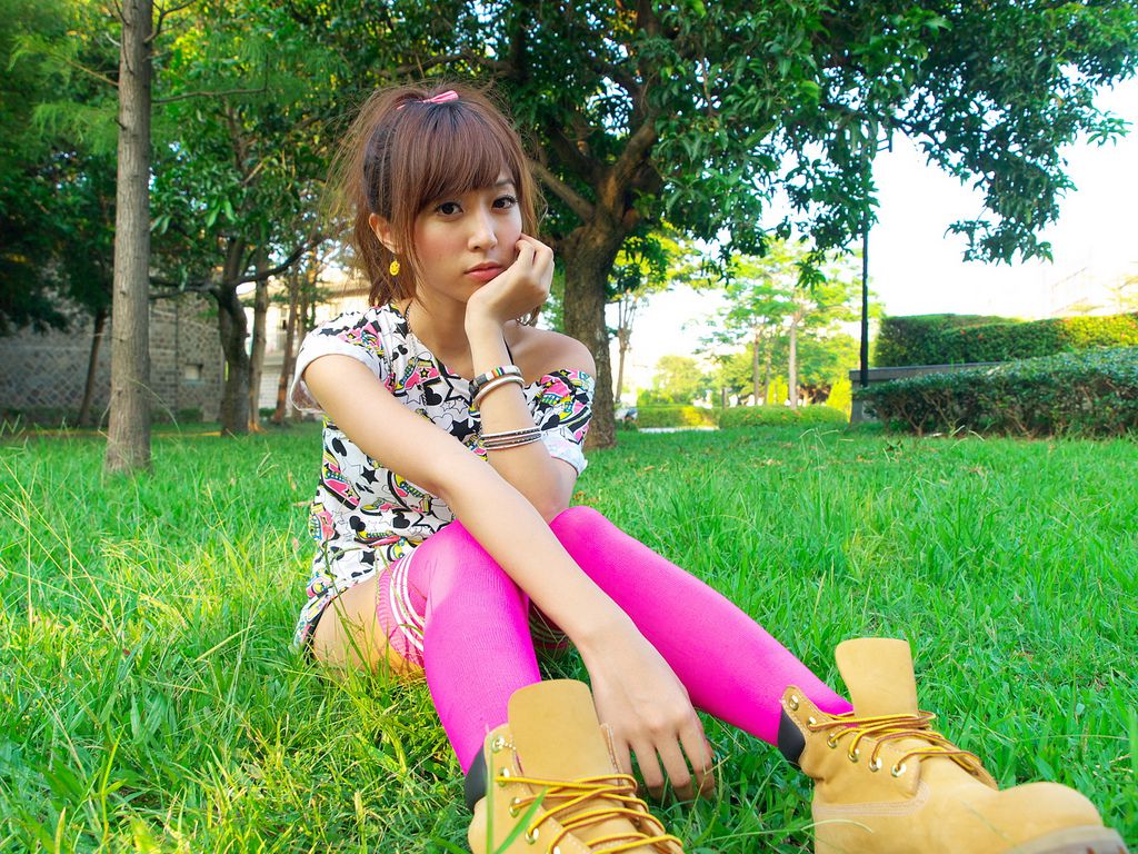 台湾美女洪诗/洪诗涵《小清新甜美外拍》
