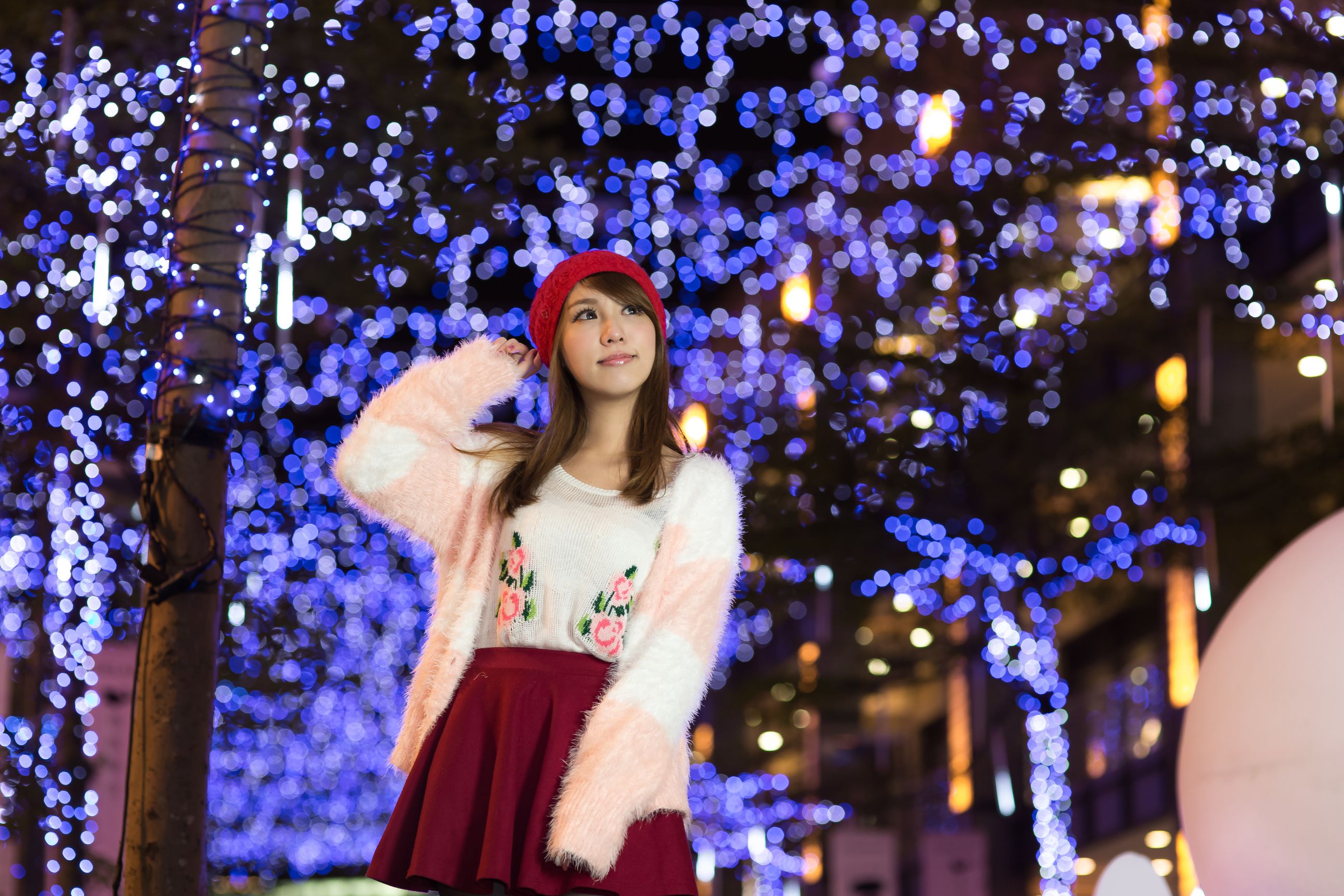 台湾正妹呂小步/吕思莹《黑丝夜拍》