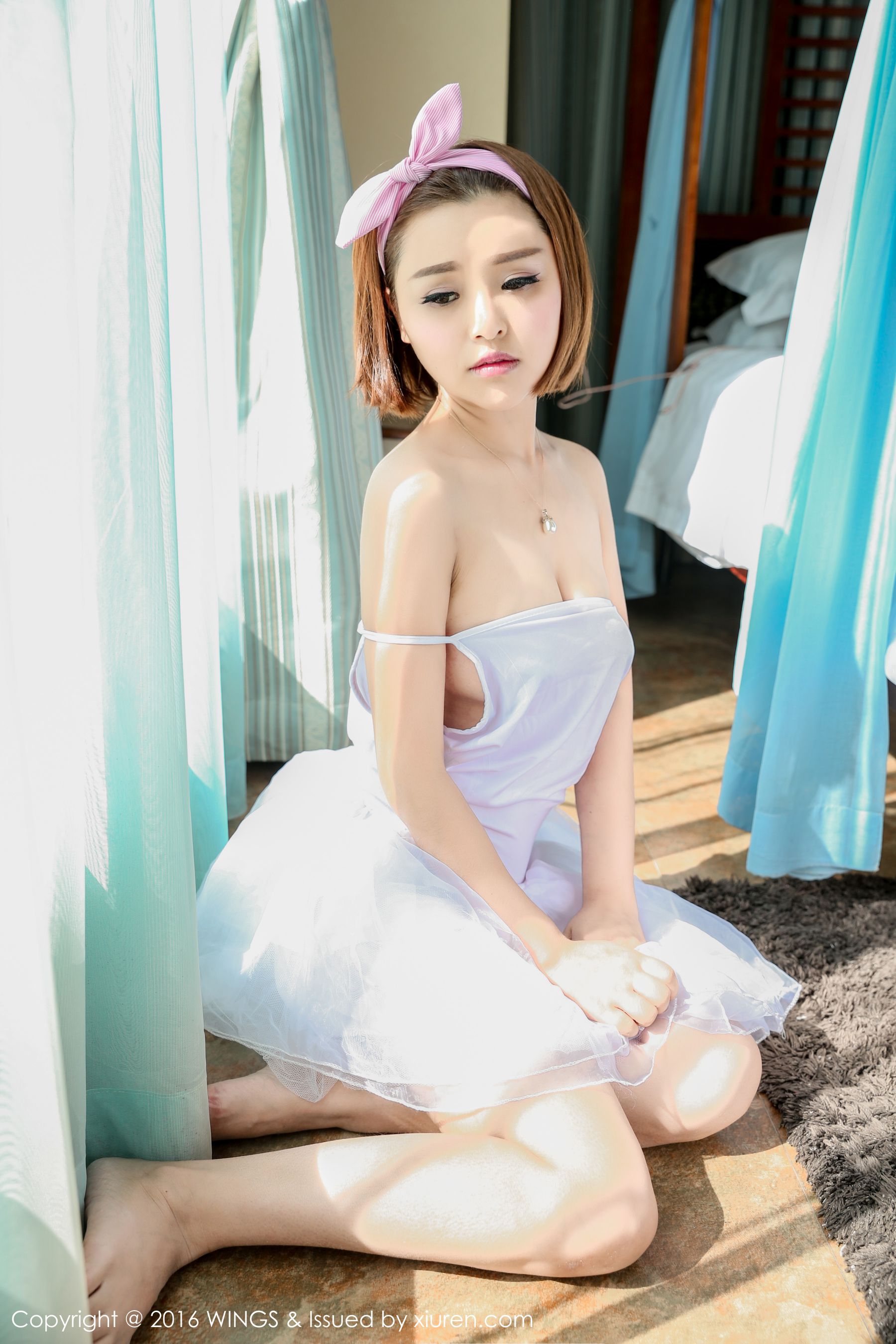 童颜巨乳吉雅子《女仆装+短裙》[WingS影私荟] Vol.016 写真集