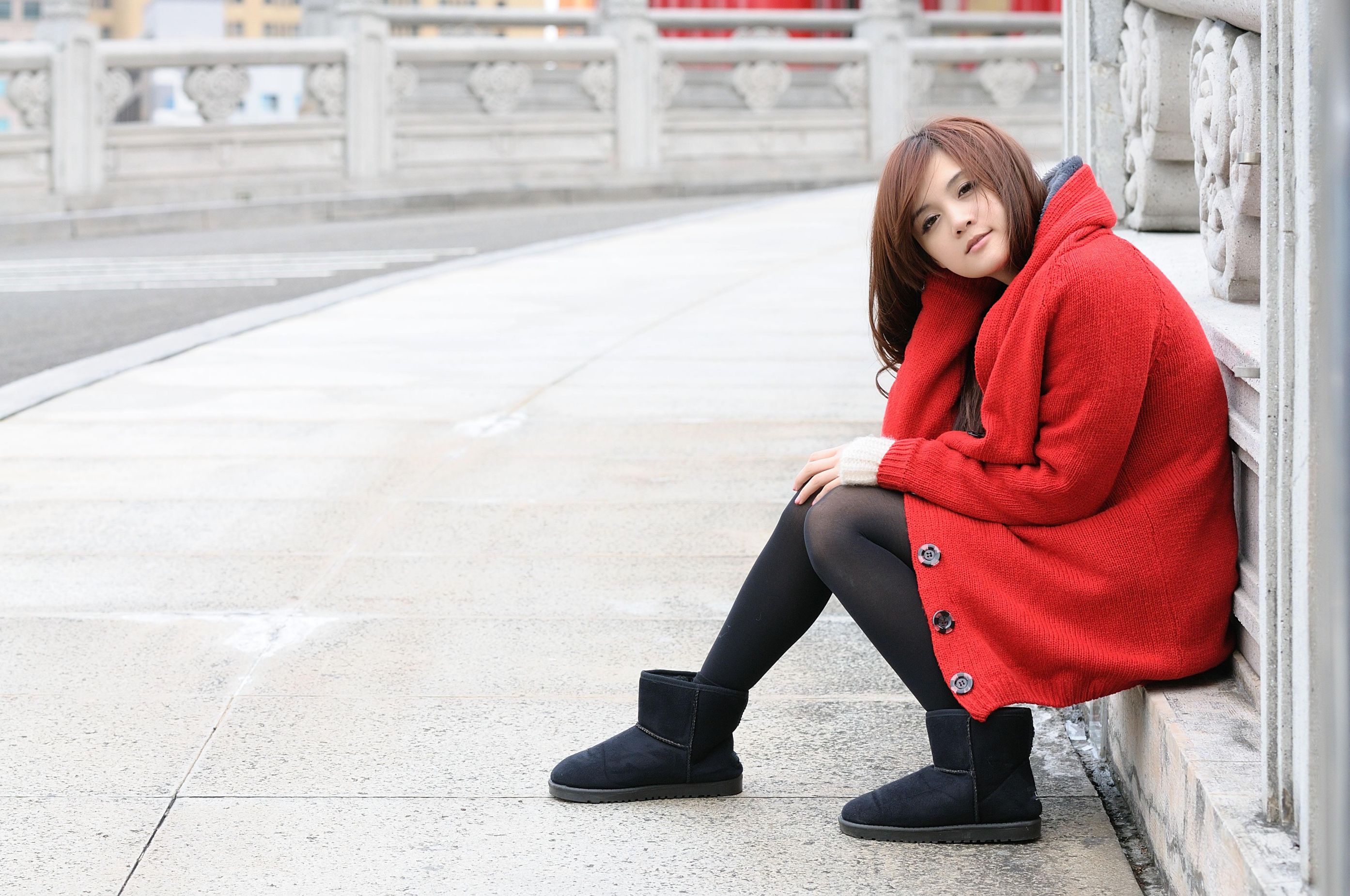 台湾美女模特熊維尼《南港废墟外拍》