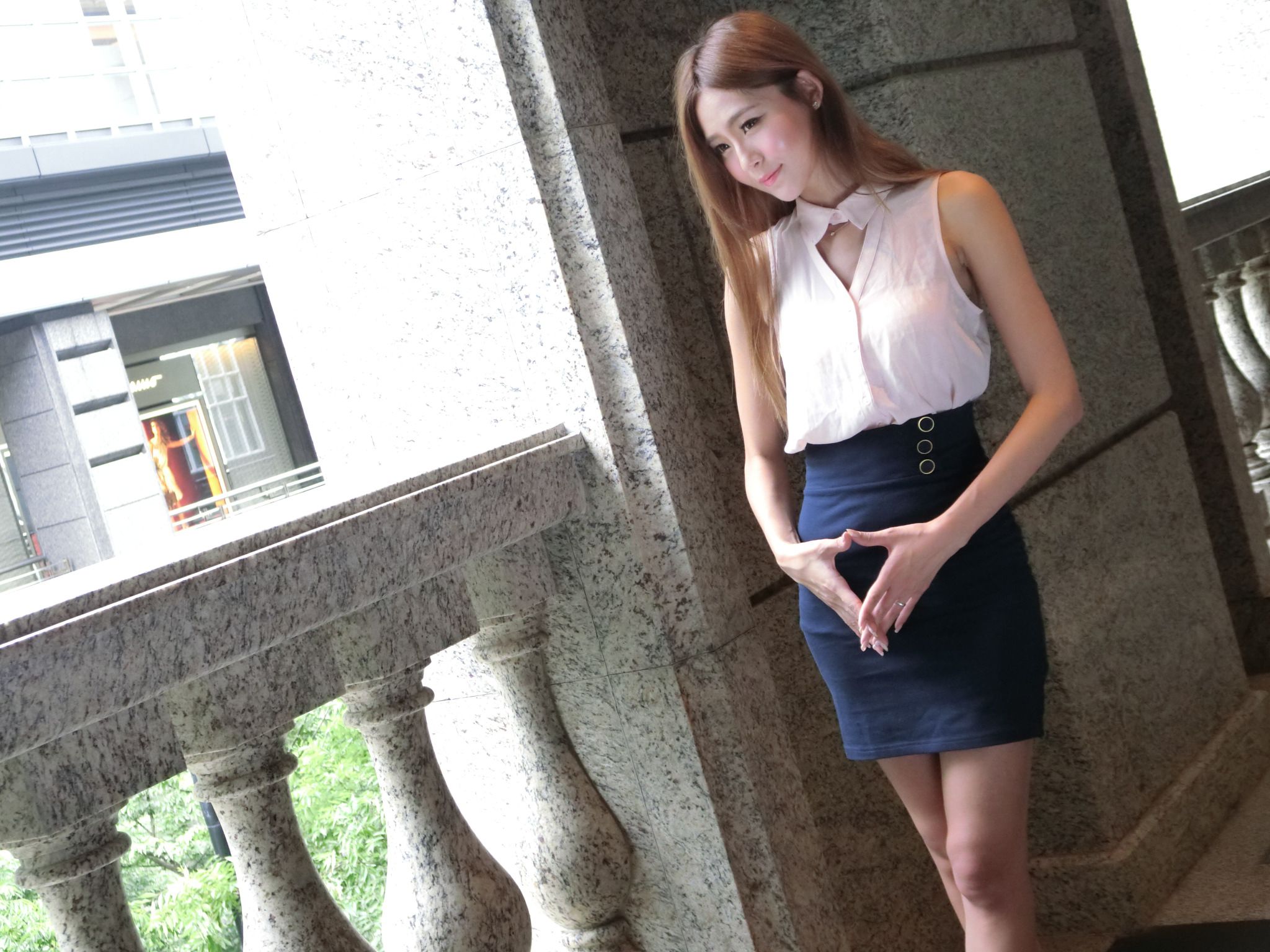 台湾模特winnie小雪《信義商圈街拍》BEAUTYLEG番外篇