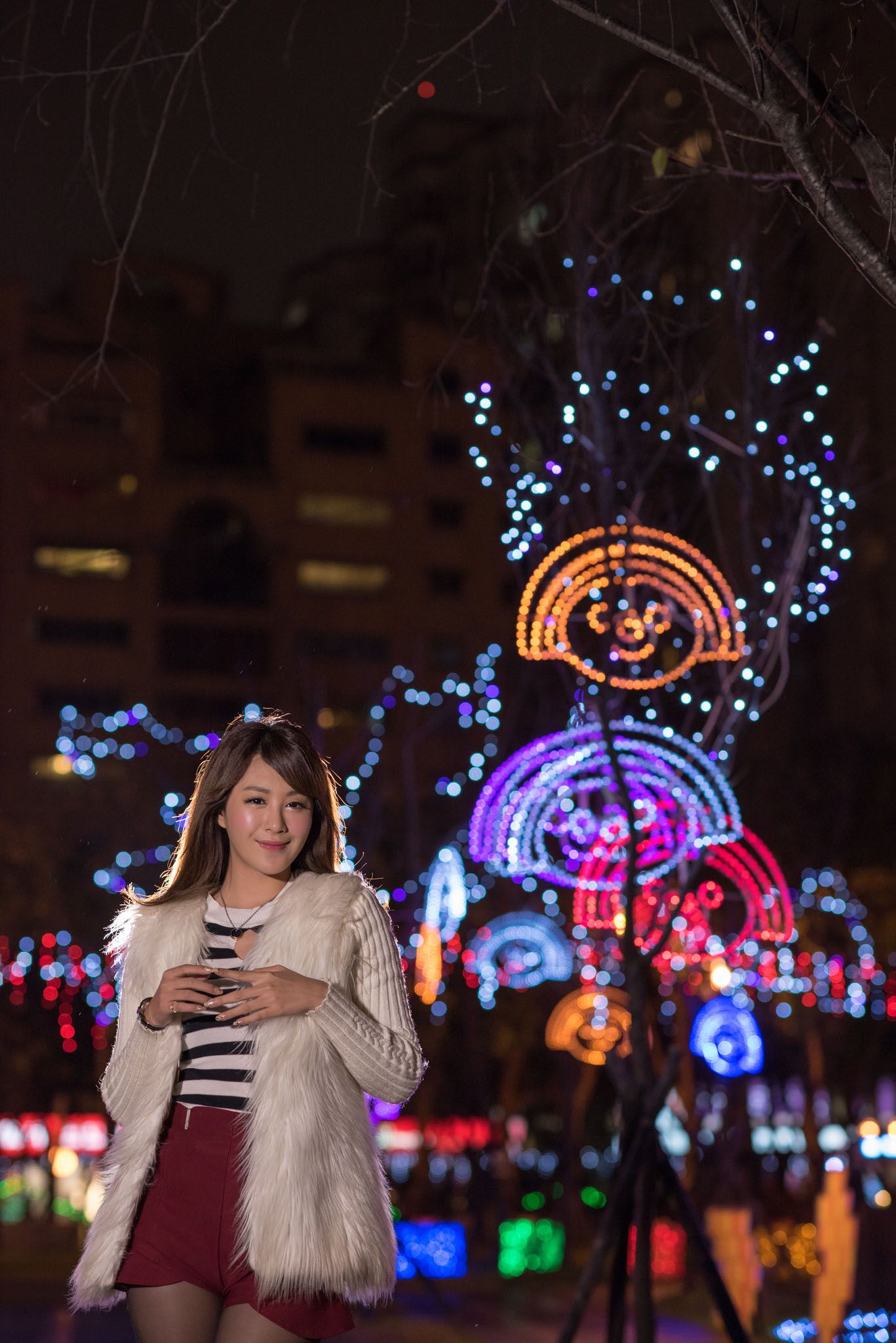 台湾美女夏晴MISO《圣诞外拍》