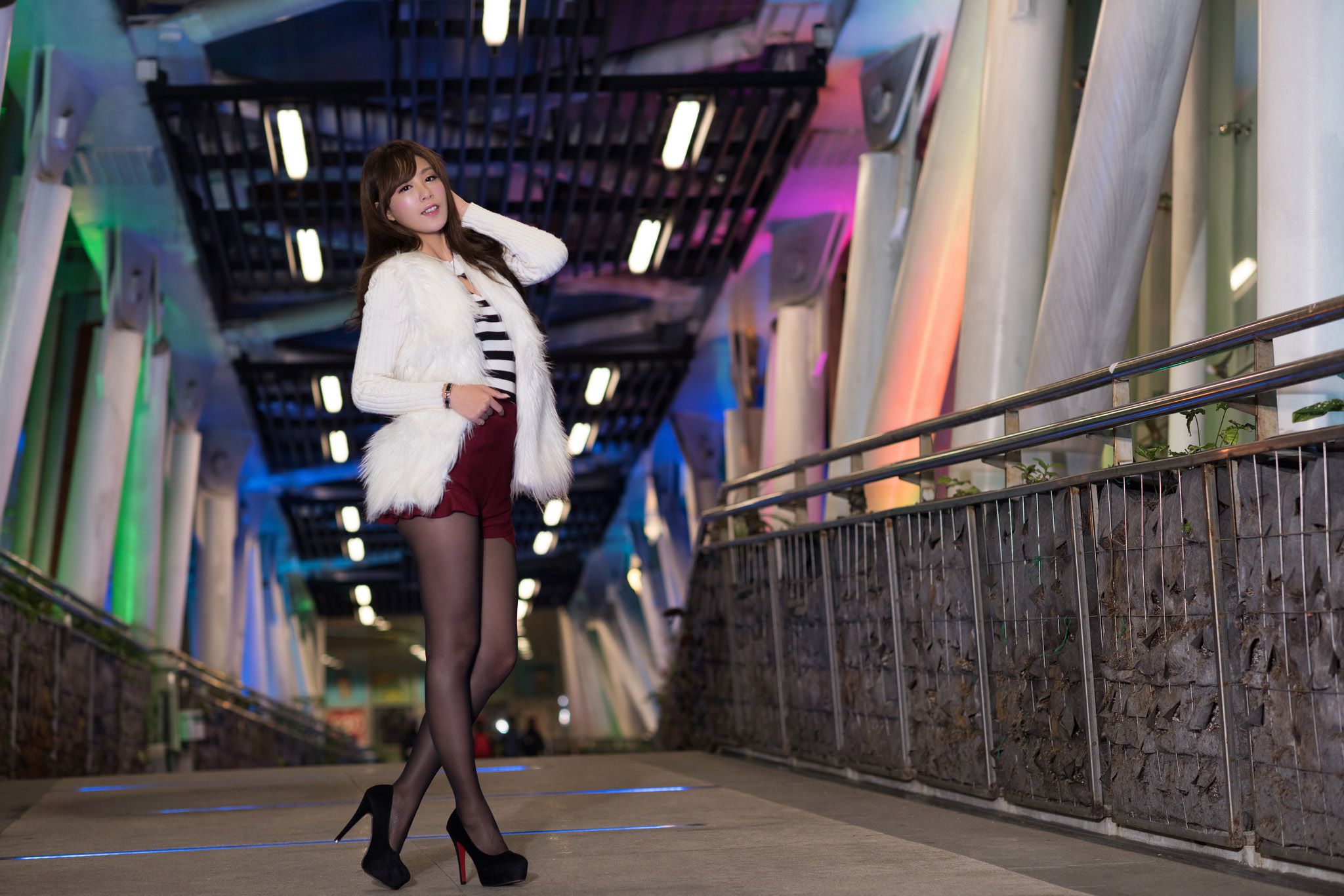 台湾美女夏晴MISO《圣诞外拍》
