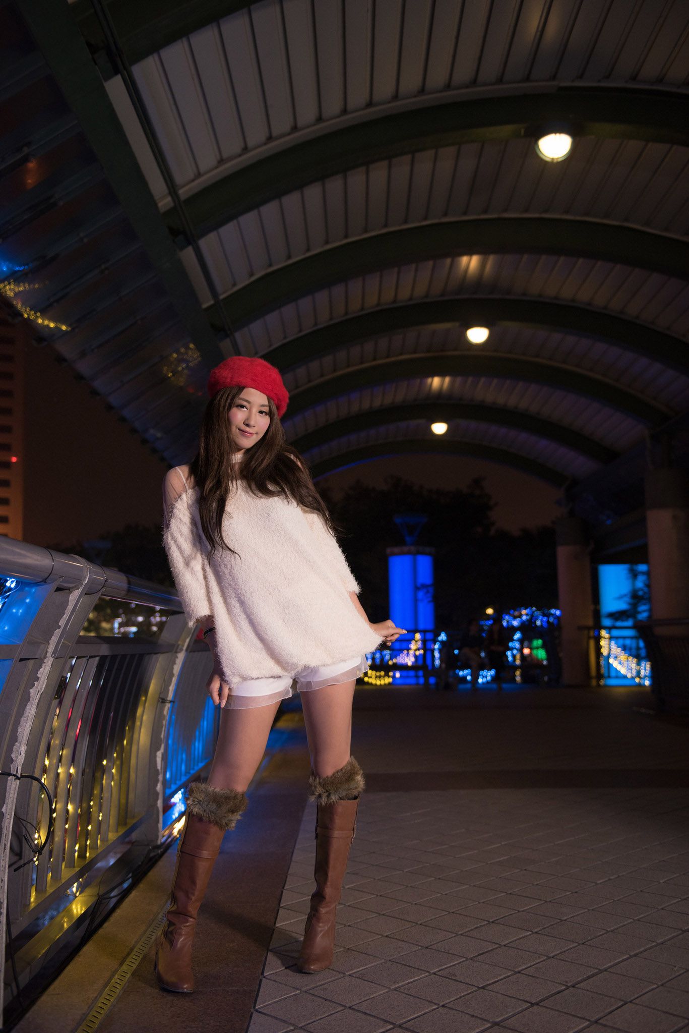 台湾美女夏晴MISO《圣诞外拍》
